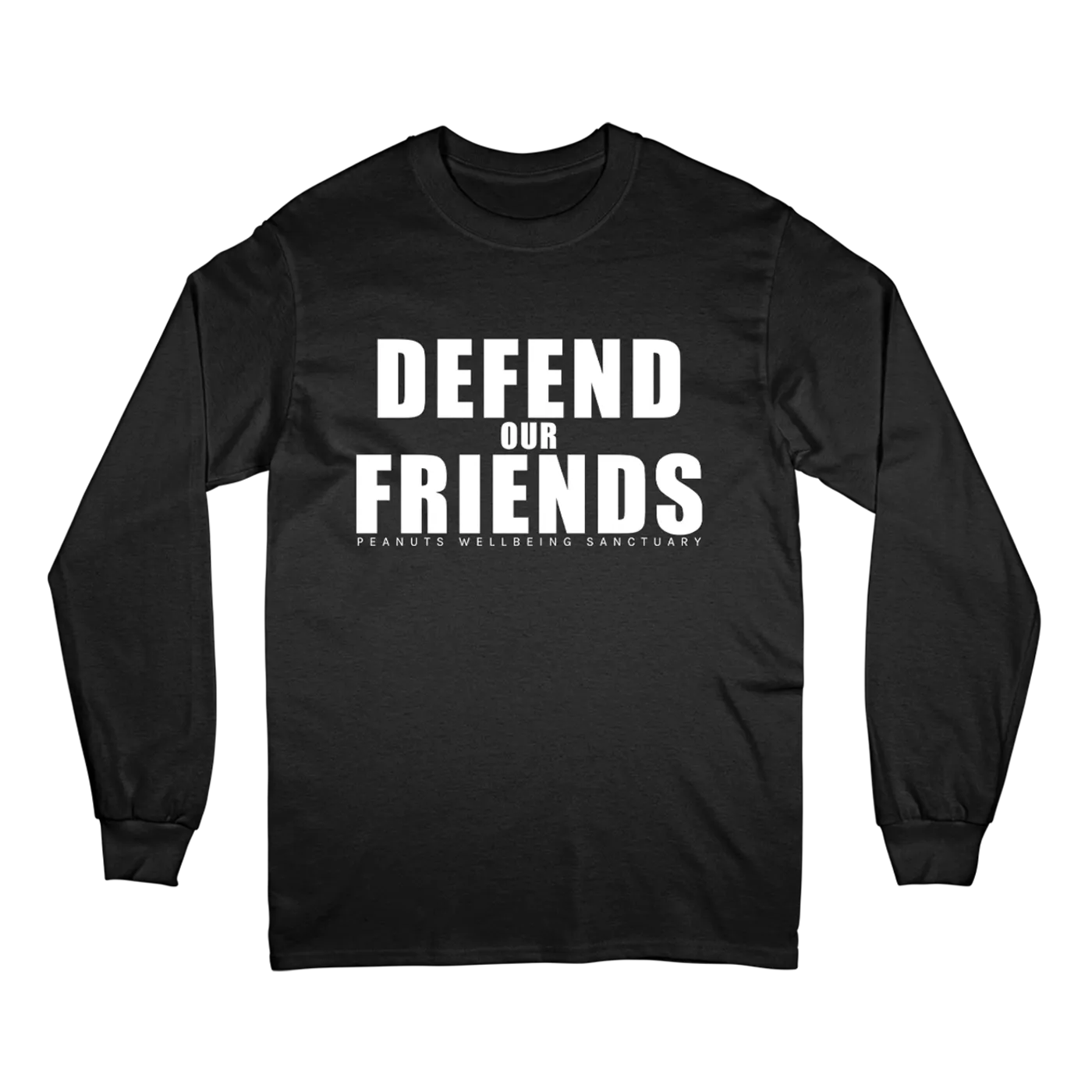 Peanuts Wellbeing Sanctuary "Defend Our Friends" L/S T-Shirt