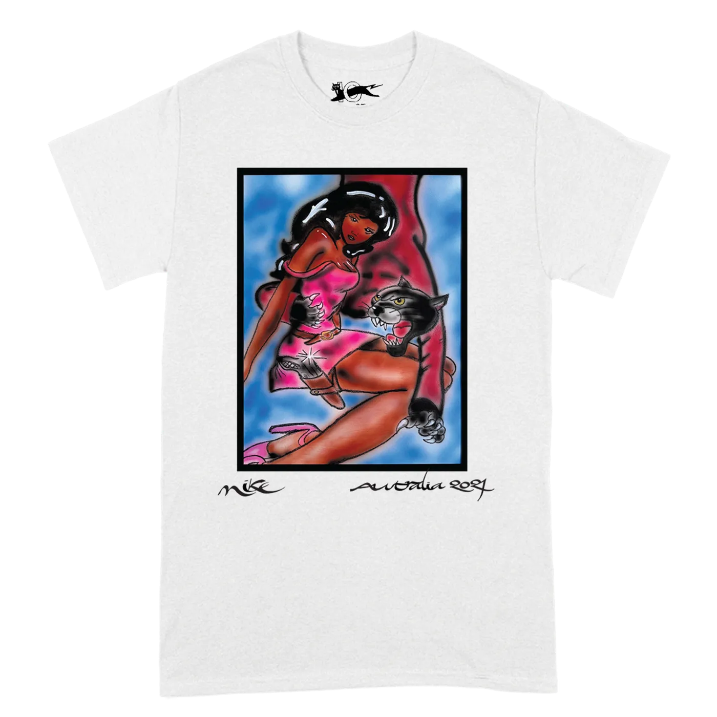 mike. "AUS Tour" T-Shirt