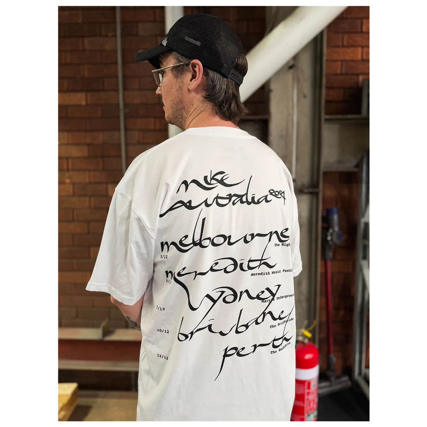mike. "AUS Tour" T-Shirt