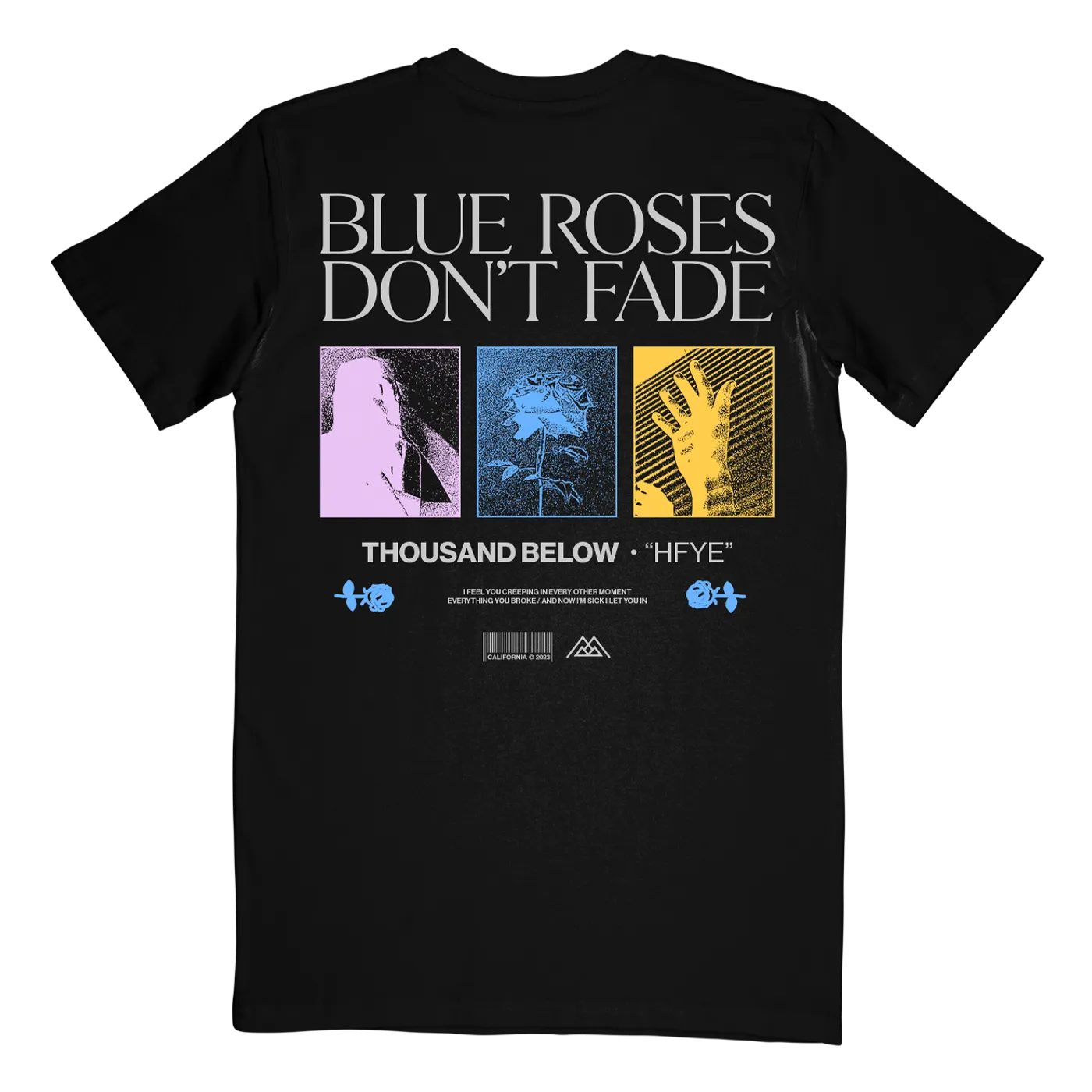 Thousand Below "Blue Roses" T-Shirt