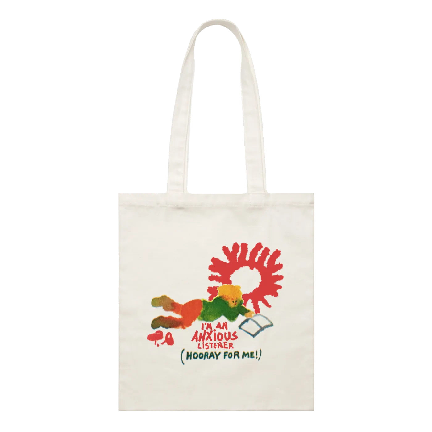 Anxious "Watercolour" Tote Bag