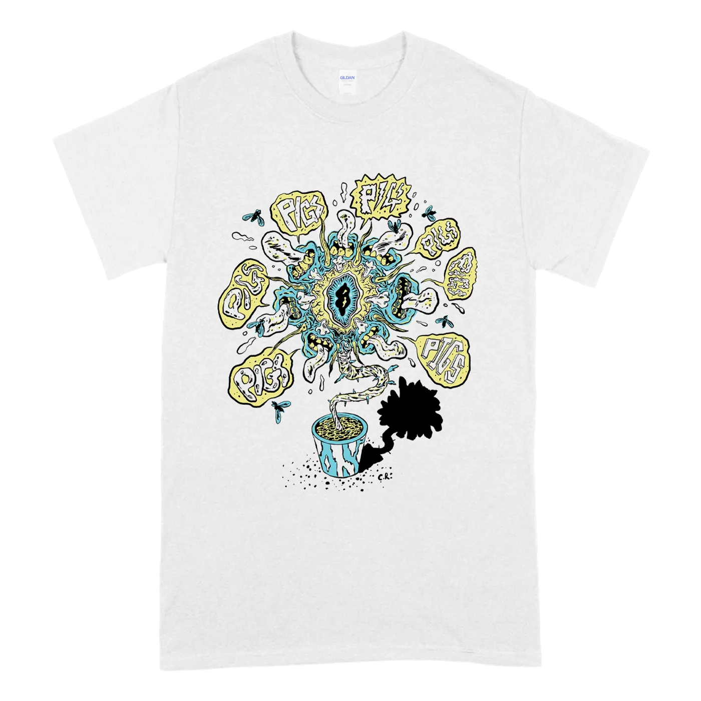 Pigs Pigs Pigs Pigs Pigs Pigs Pigs "Plantpot" T-Shirt