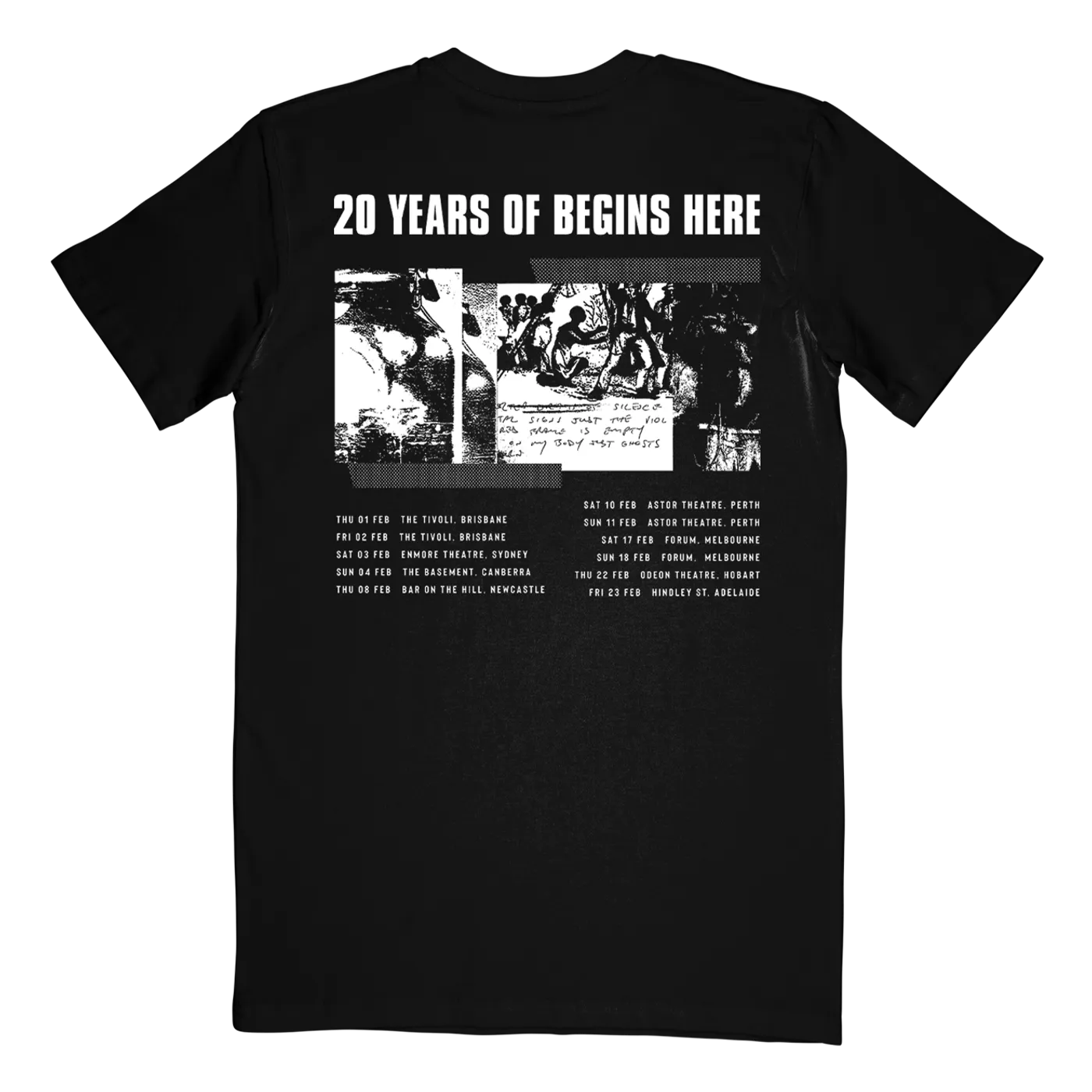 The Butterfly Effect "20 Years Tour" T-Shirt