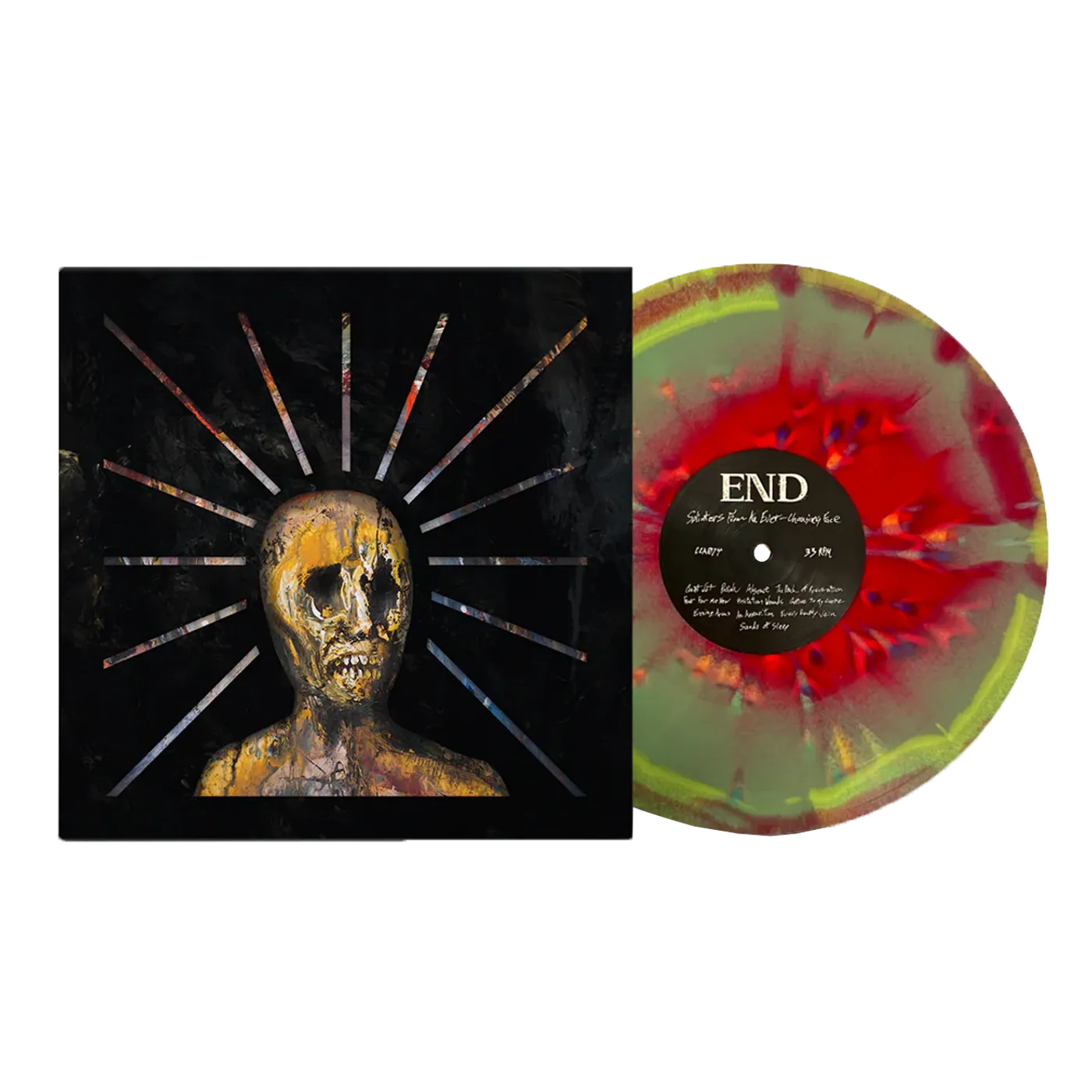 END - "Splinters From An Ever Changing Face" LP (Vinyl)