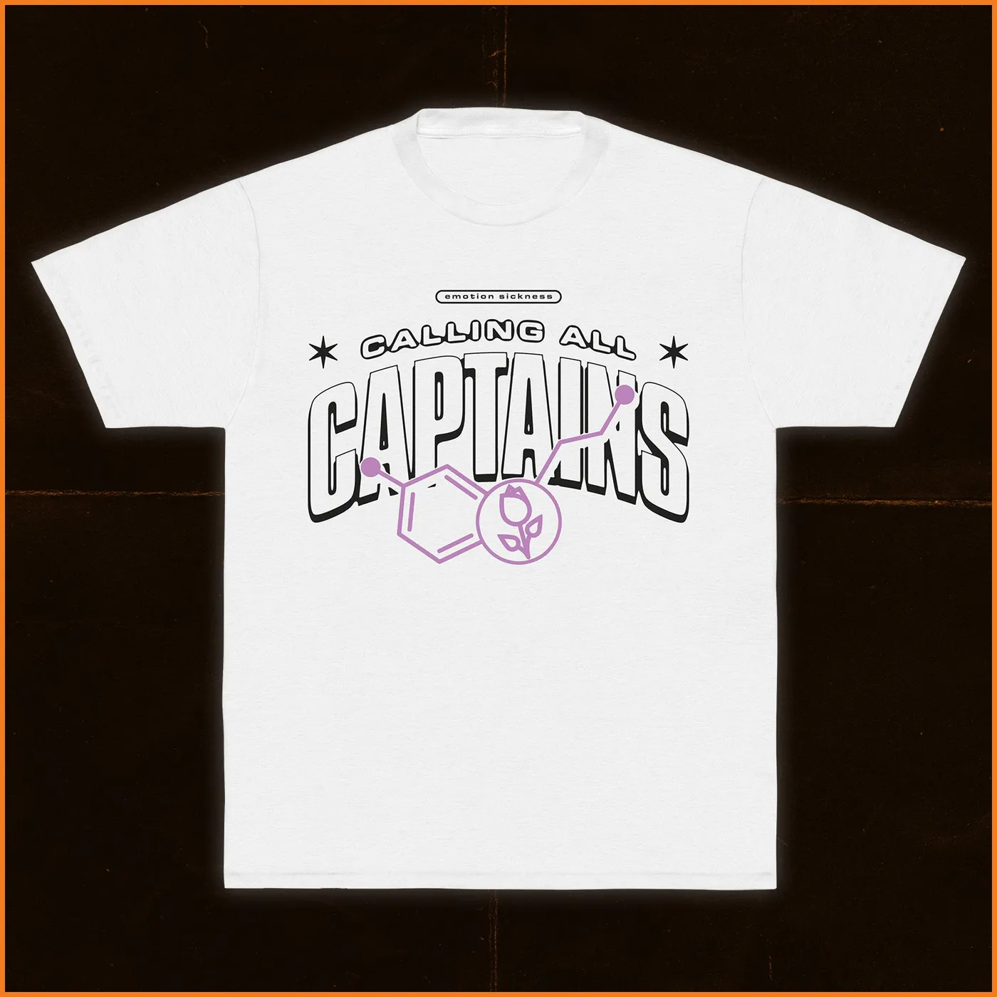 Calling All Captains Arch Tee - White