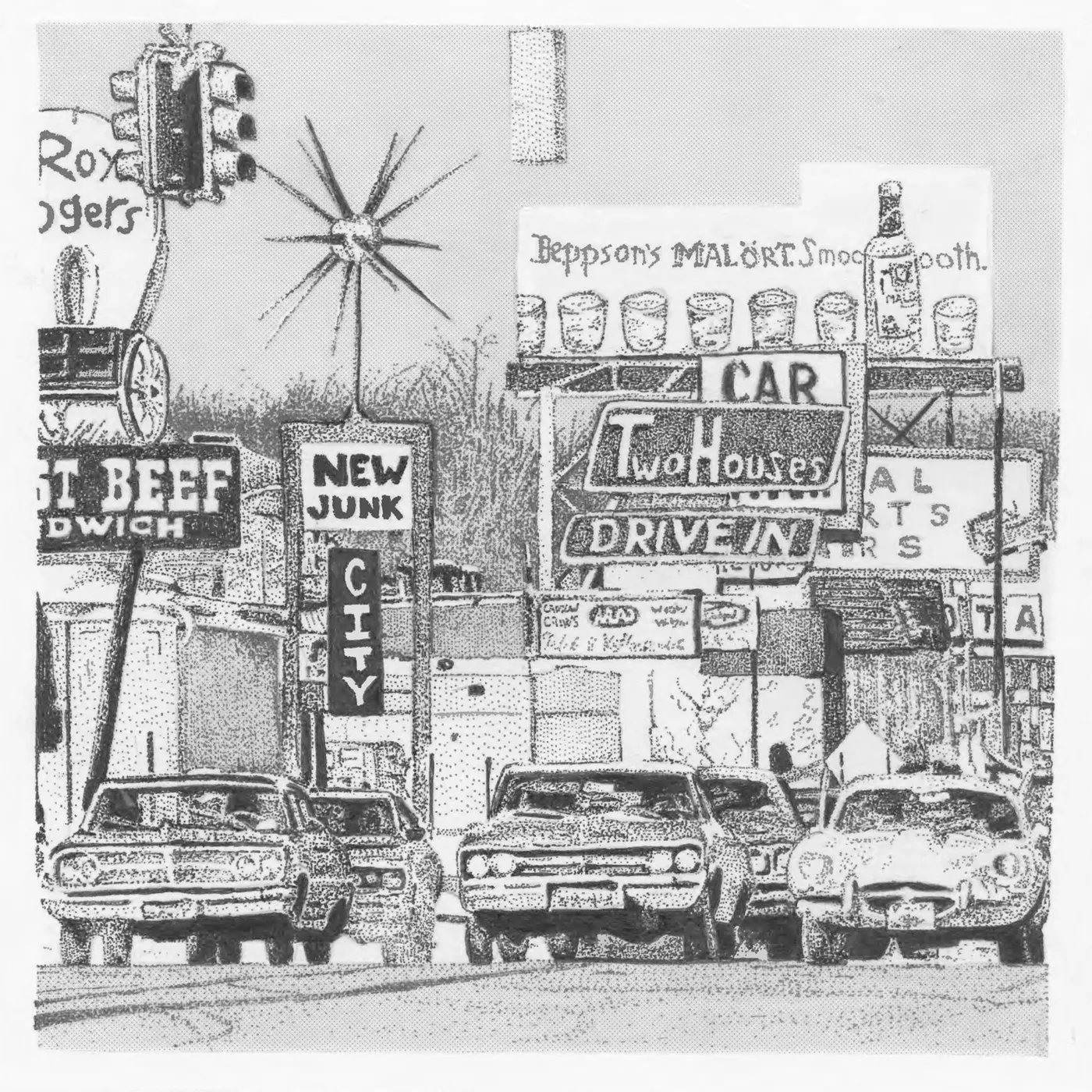 Two Houses & New Junk City SPLIT Vinyl Record