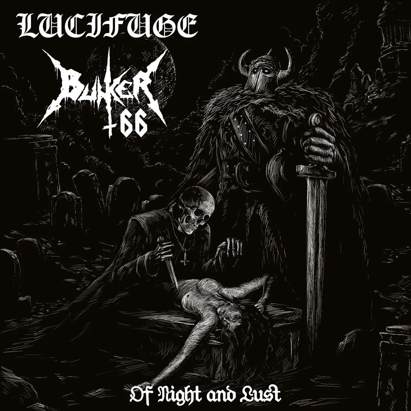 Bunker 66 & Lucifuge   Of Night And Lust CD