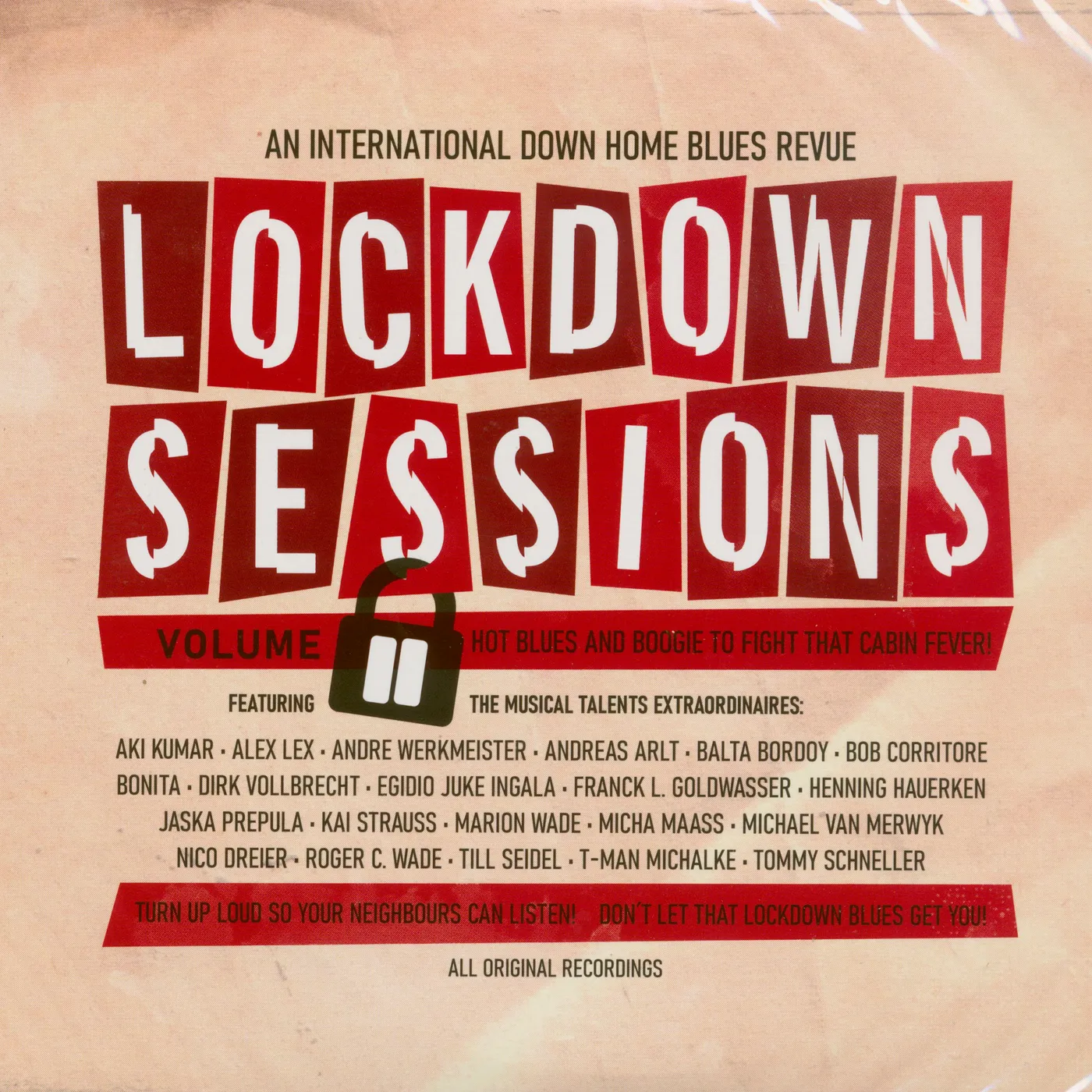 Various Lockdown Sessions  Vol. 2: Hot Blues And CD