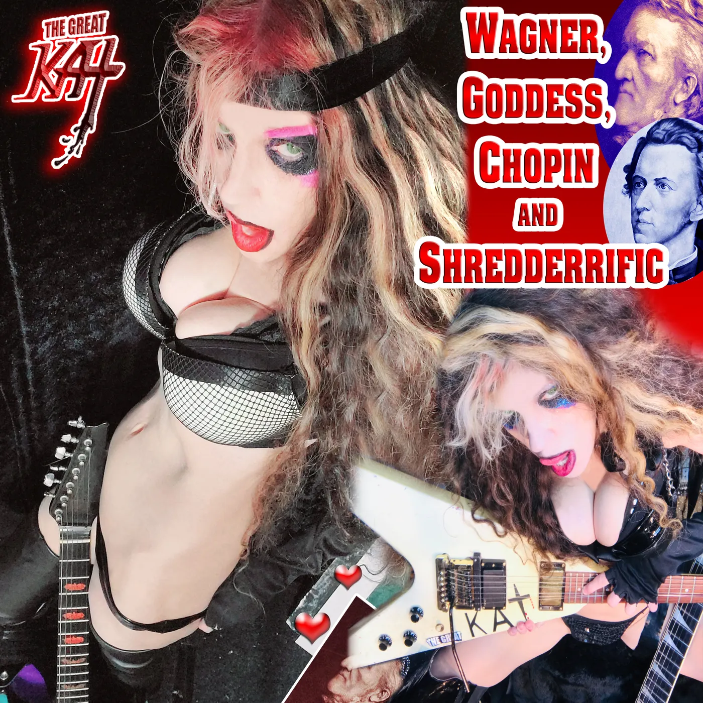 Great Kat WAGNER, GODDESS, CHOPIN & SHREDDERRIFIC CD