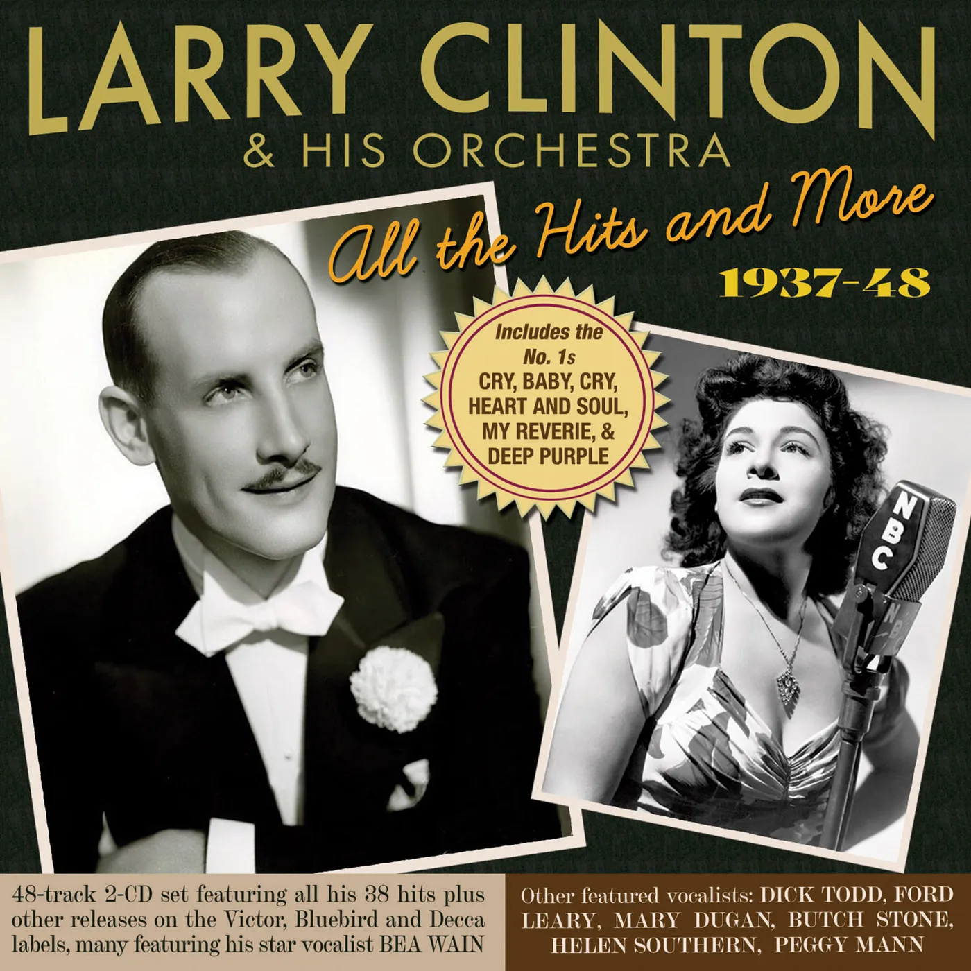 Larry Clinton & His Orchestra ALL THE HITS AND MORE 1937-48 CD