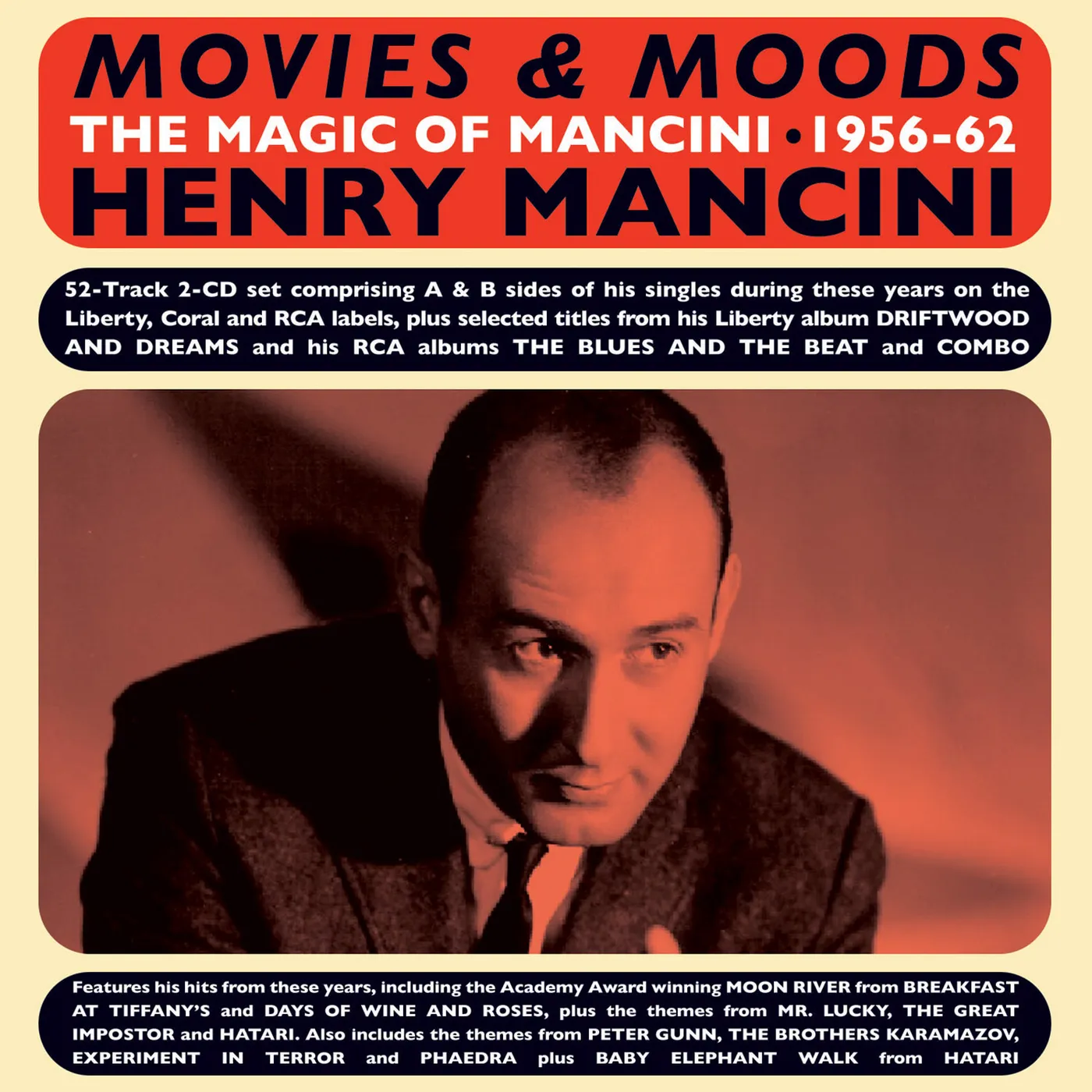 Henry Mancini MOVIES & MOODS: THE MAGIC OF MANCINI 1956-62 CD