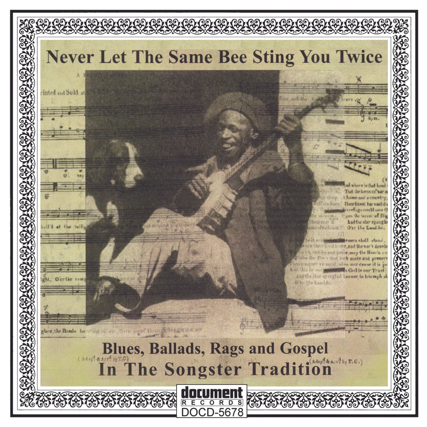 Various Artists  NEVER LET THE SAME BEE STING YOU TWICE: BLUES, BALLADS, RAGS & GOSPEL (3CD) CD
