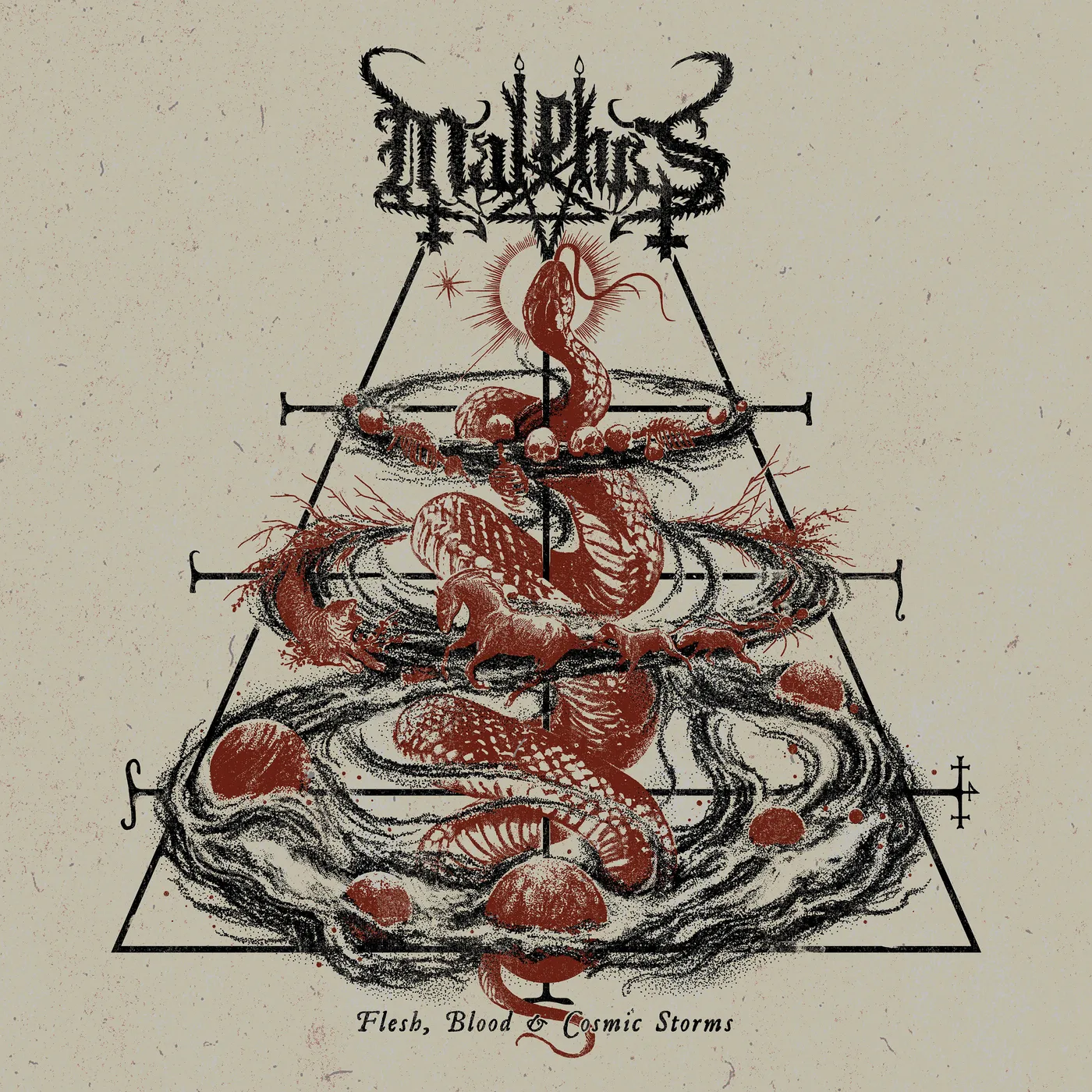 Malphas Flesh  Blood & Cosmic Storms CD