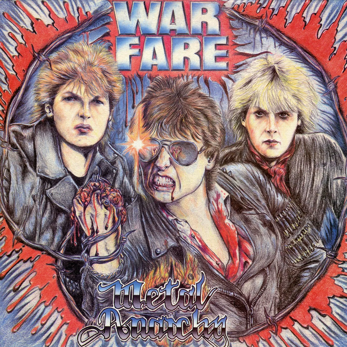 Warfare METAL ANARCHY Vinyl Record