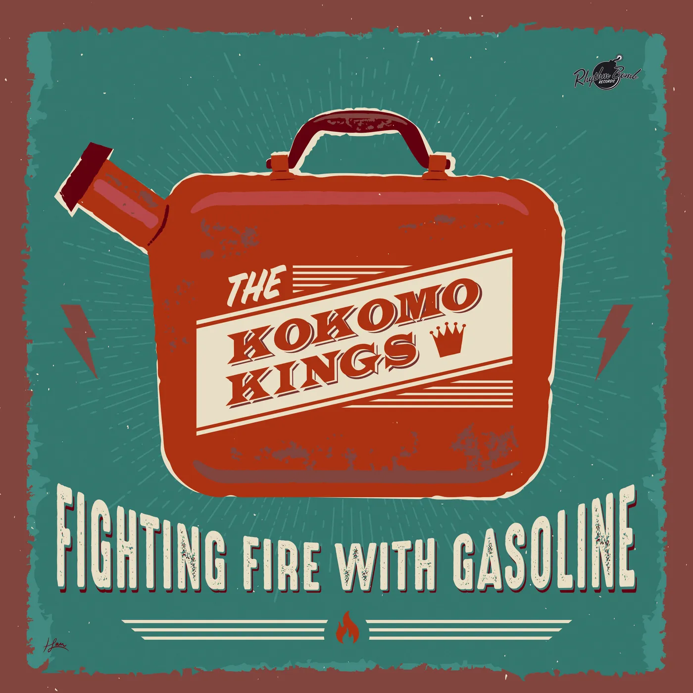 The Kokomo Kings Fighting fire with gasoline Vinyl Record