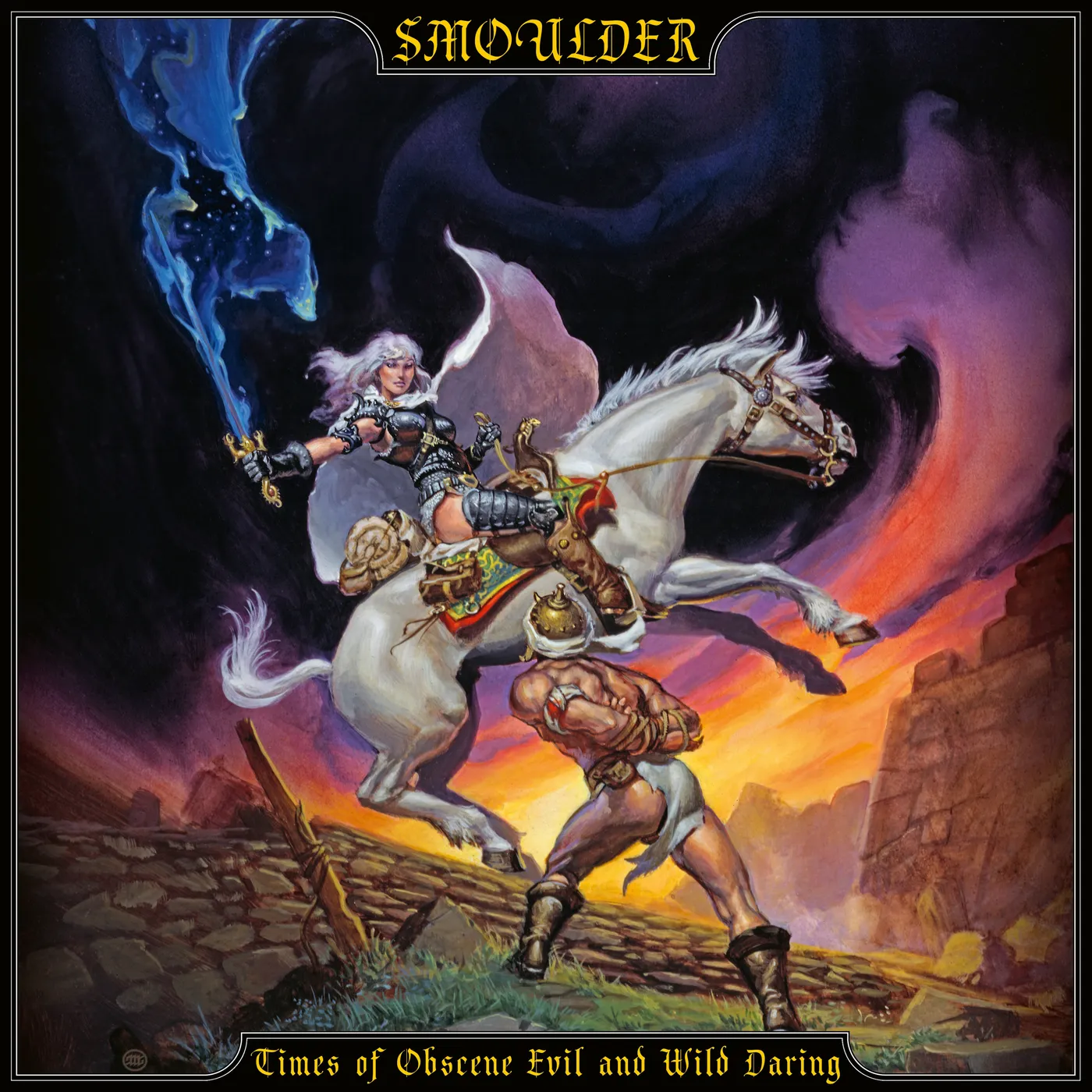 Smoulder Times Of Obscene Evil And Wild Daring Vinyl Record