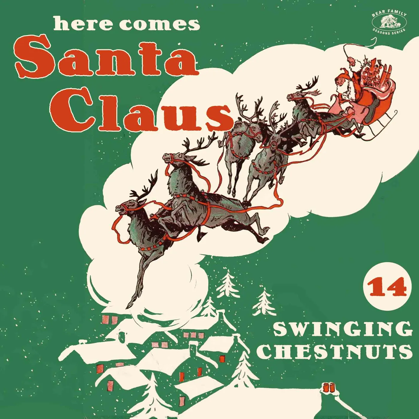 Various Here Comes Santa Claus: 14 Swinging Ches Vinyl Record