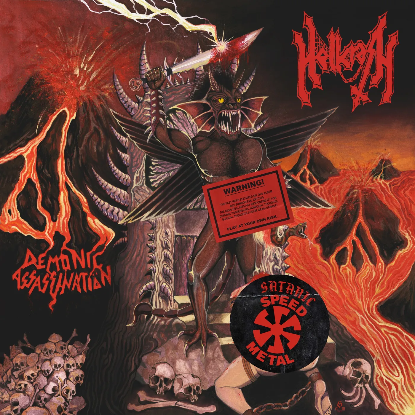 Hellcrash Demonic Assassinatin Vinyl Record