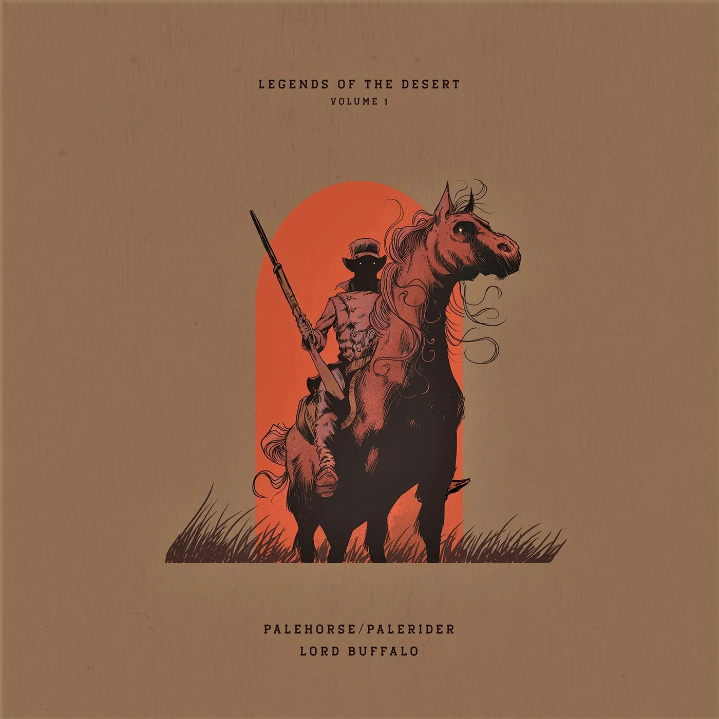 Palehorse / Palerider & Lord Buffalo LEGENDS OF THE DESERT: VOLUME 1 Vinyl Record
