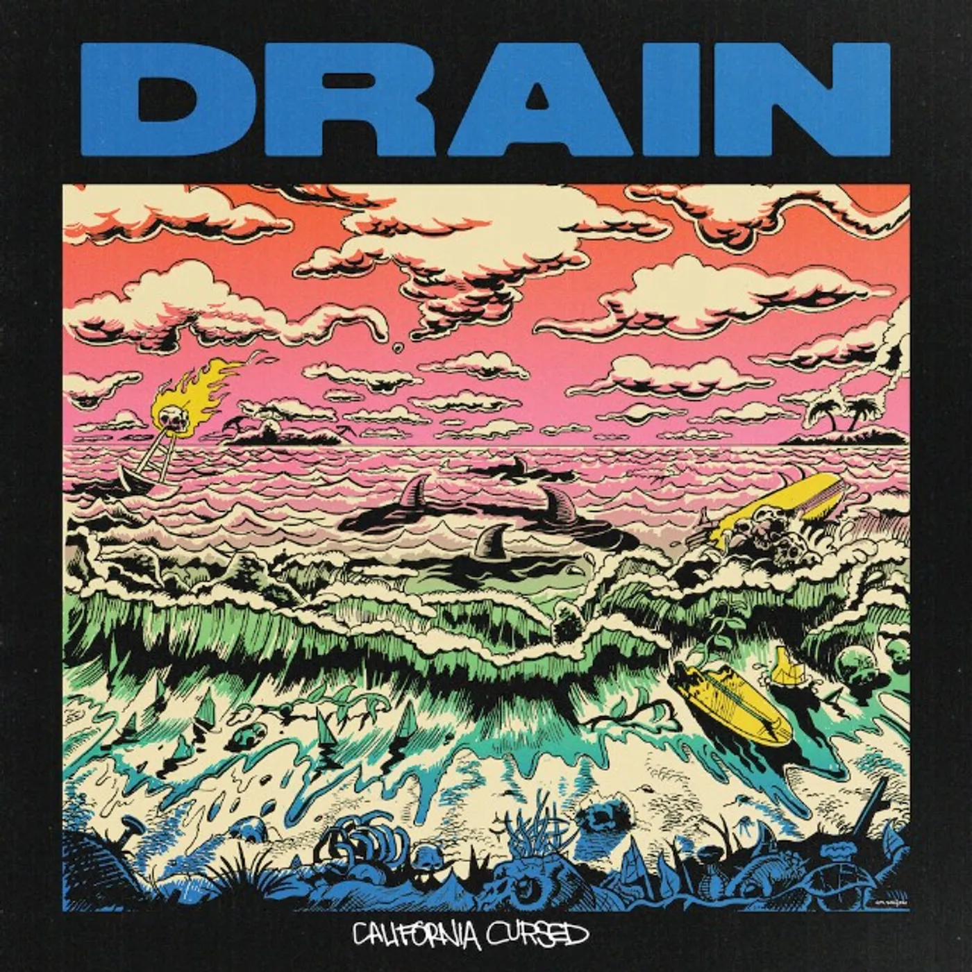 DRAIN California Cursed Vinyl Record