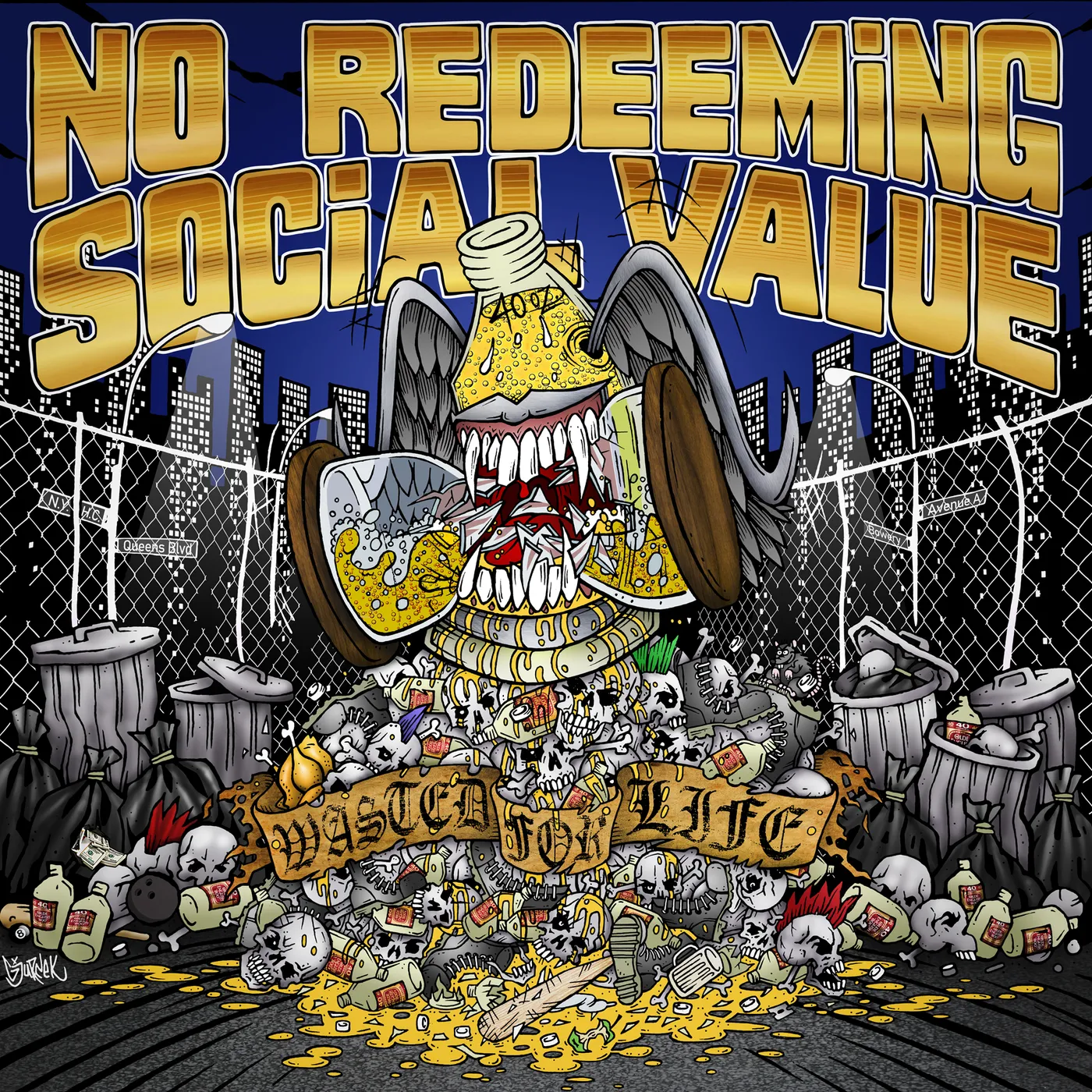 No Redeeming Social Value Wasted for Life Vinyl Record