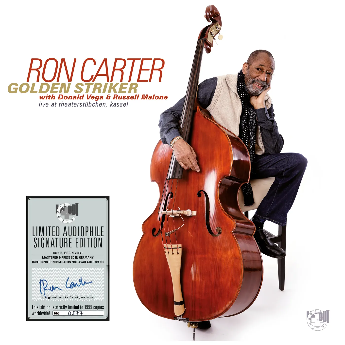 Ron Carter / Russell Malone / Donald Vega GOLDEN STRIKER Vinyl Record