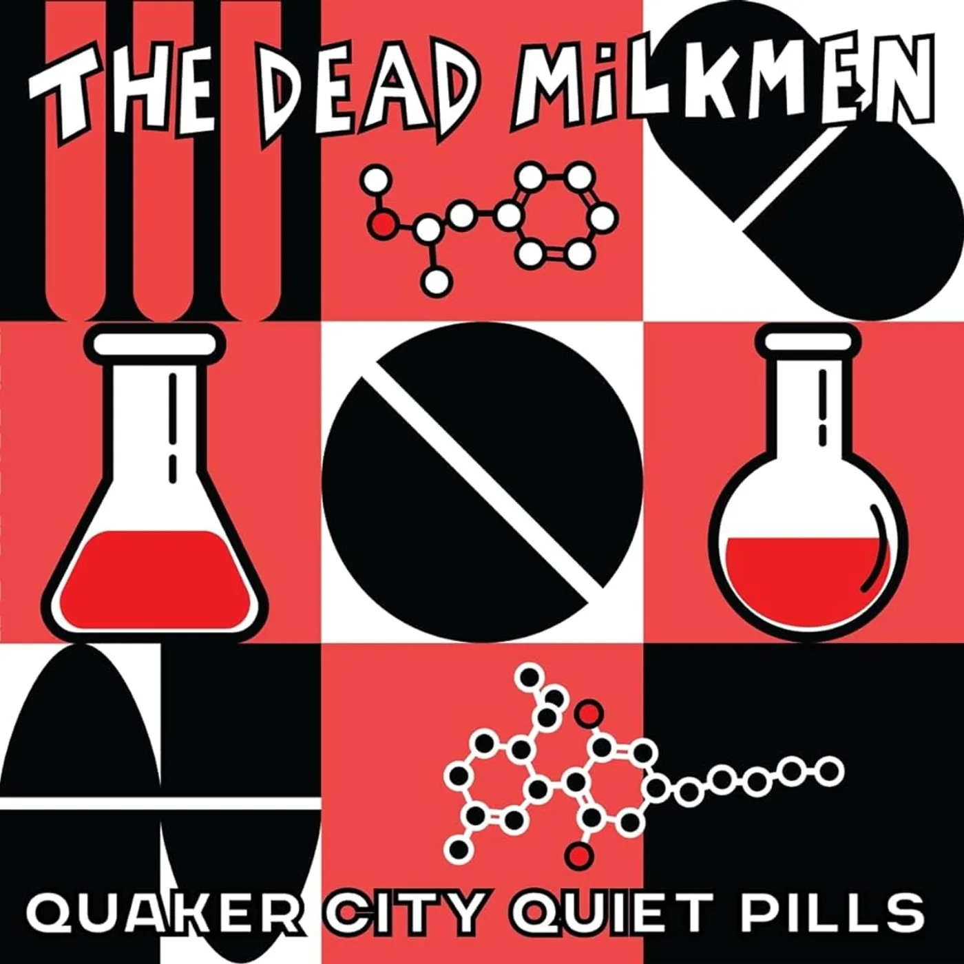 The Dead Milkmen Quaker City Quiet Pills (Flyers' Orange Vinyl Record