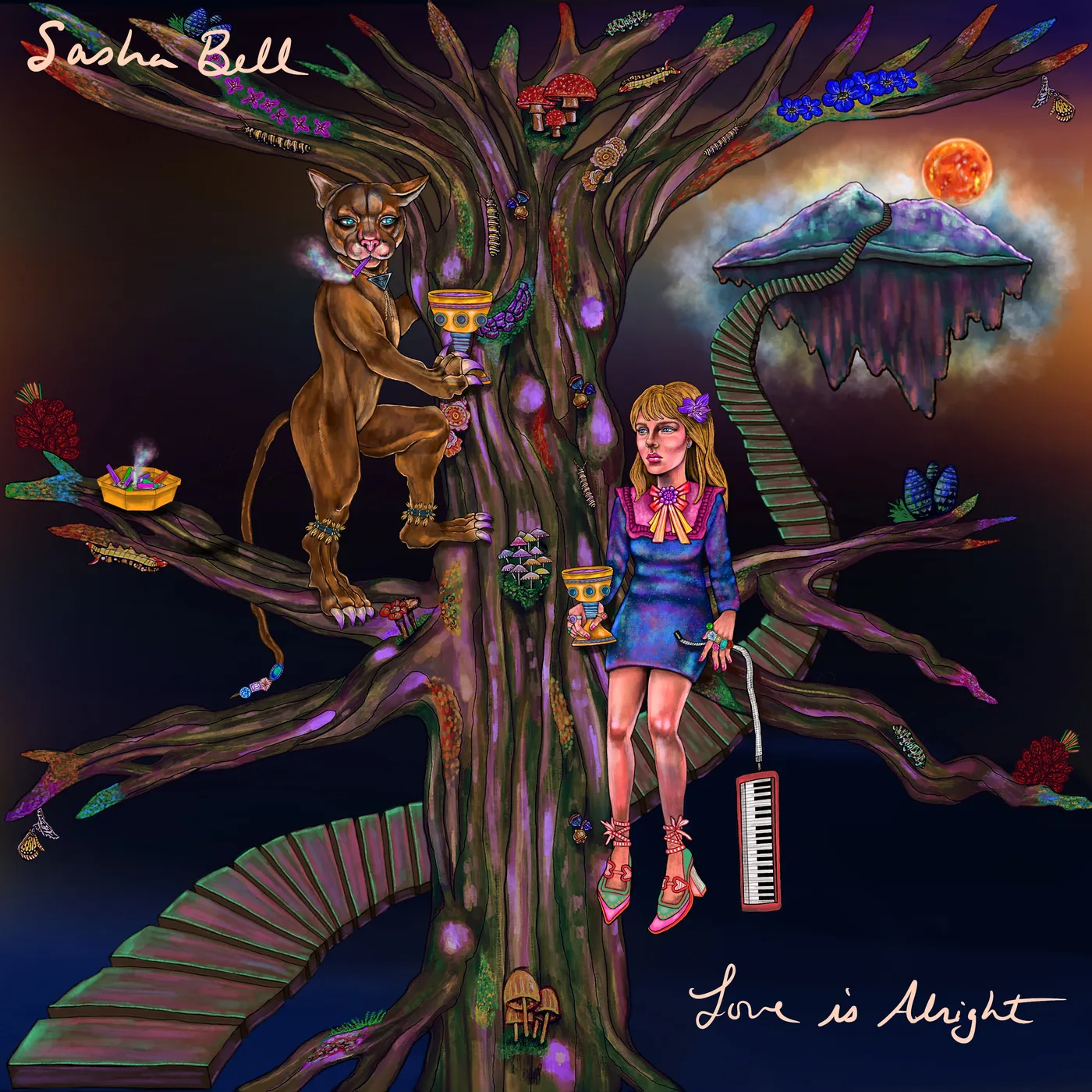 Sasha Bell LOVE IS ALRIGHT Vinyl Record