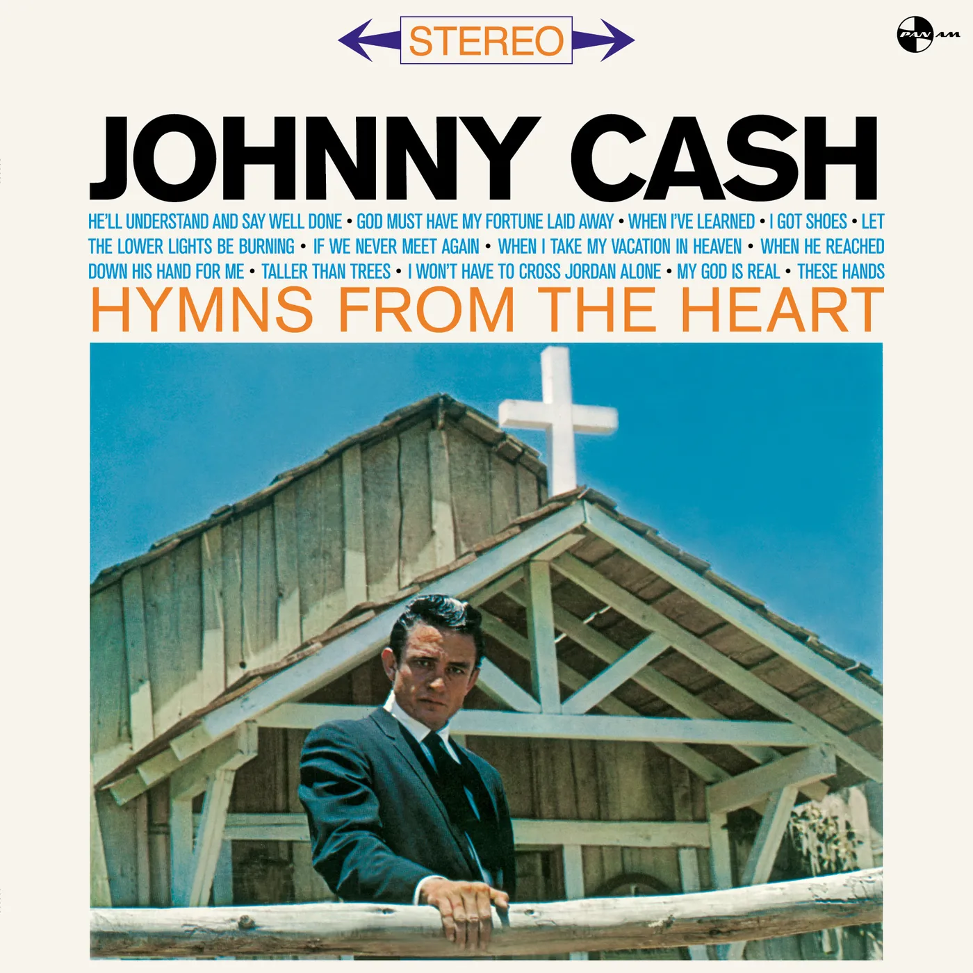 Johnny Cash Hymns from the Heart Vinyl Record