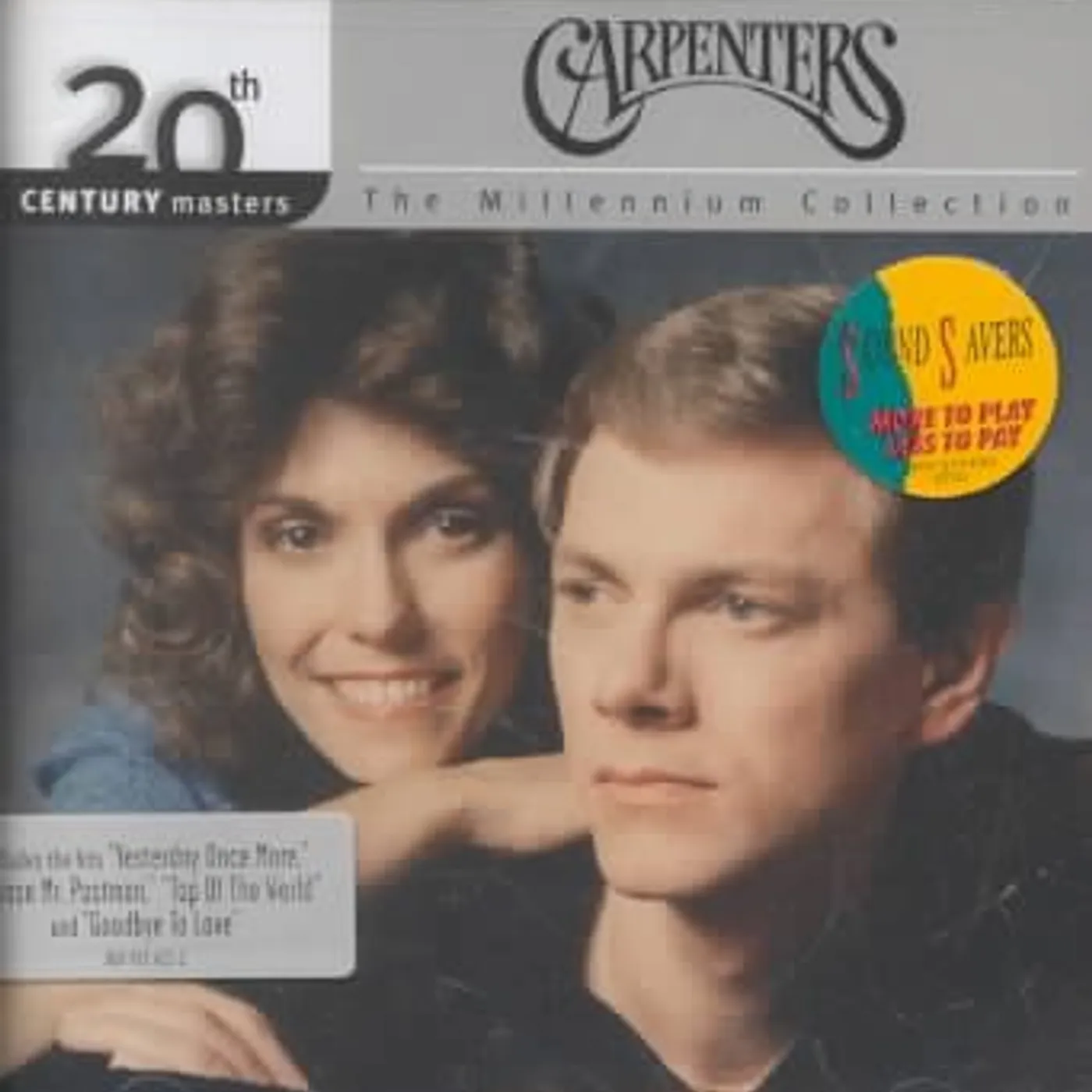 Carpenters MILLENNIUM COLLECTION: 20TH CENTURY MASTERS CD
