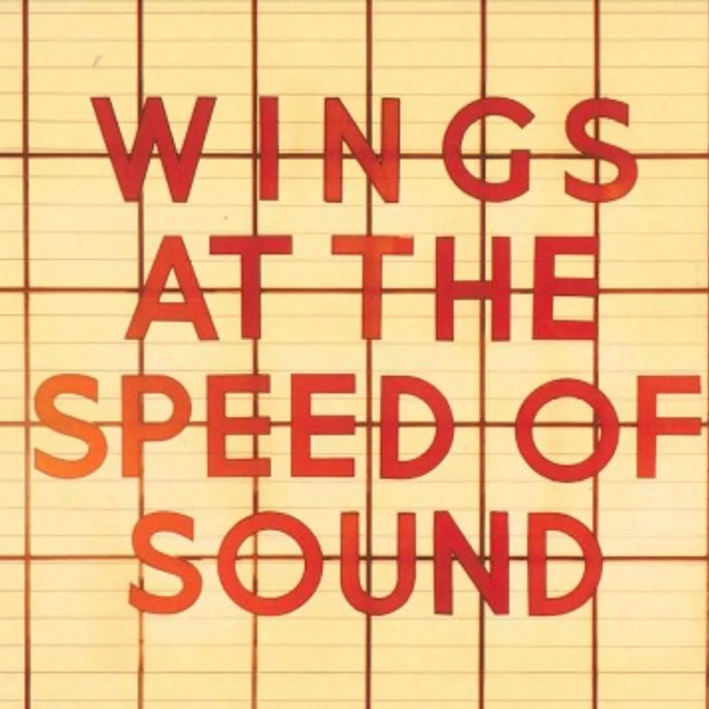 Paul McCartney & Wings AT THE SPEED OF SOUND CD
