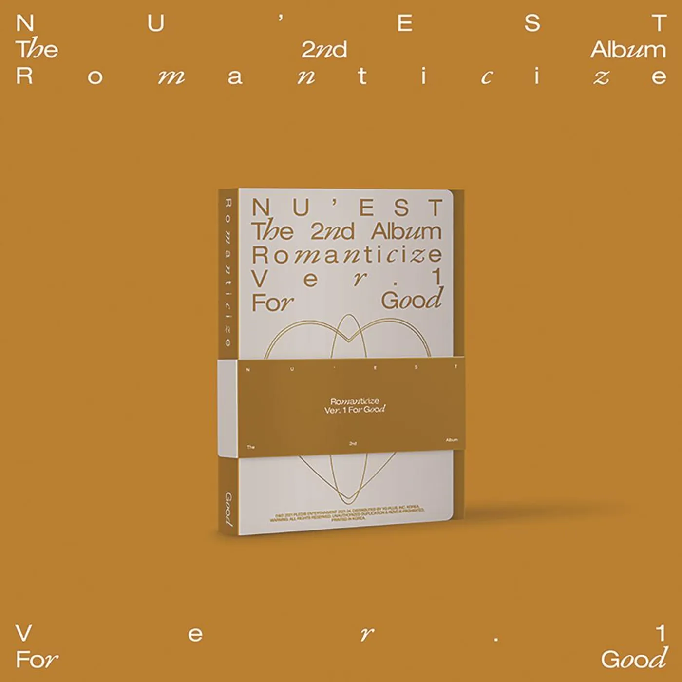 NU'EST (뉴이스트) 2ND ALBUM ROMANTICIZE (FOR GOOD VERSION) CD