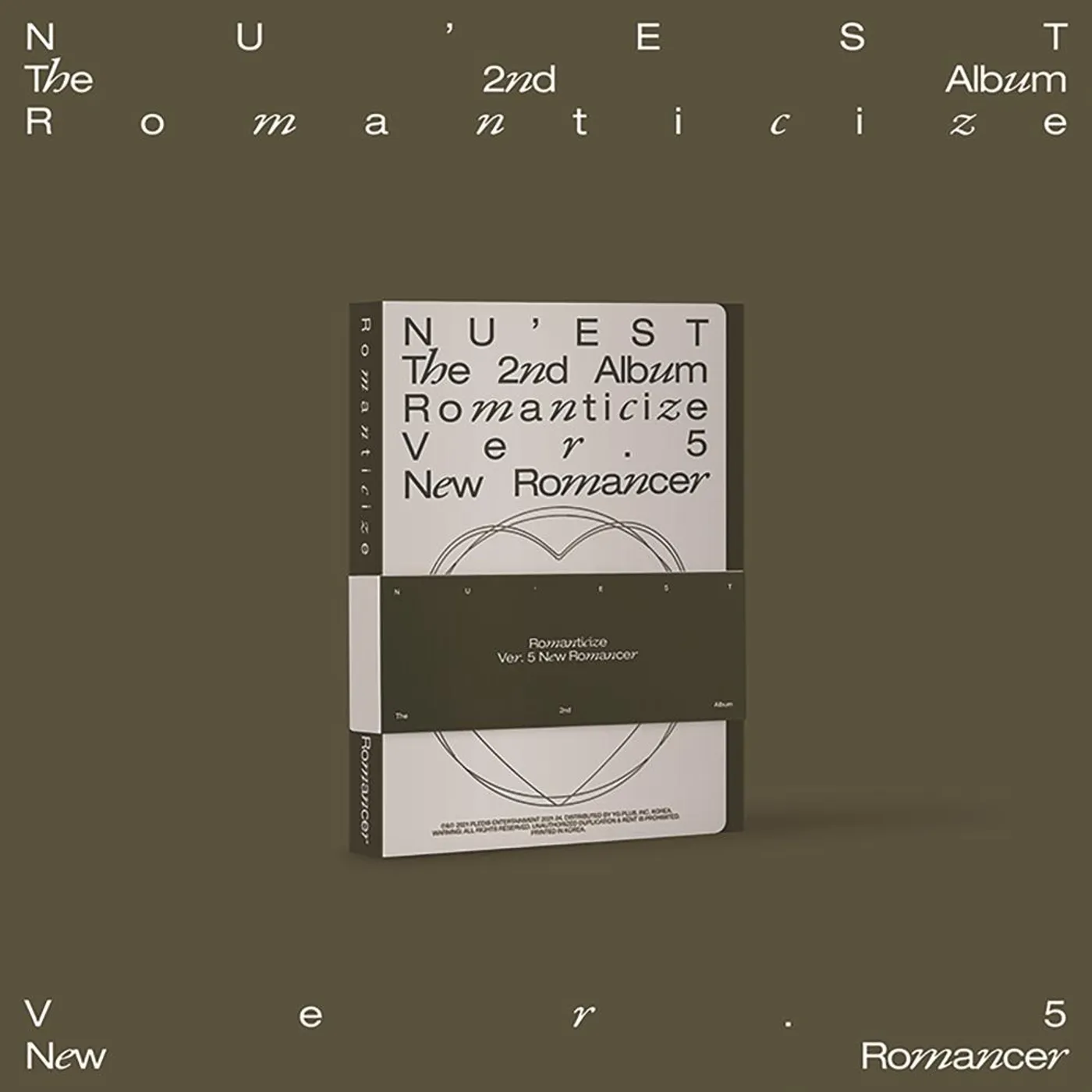 NU'EST (뉴이스트) 2ND ALBUM ROMANTICIZE (NEW ROMANCER VERSION) CD