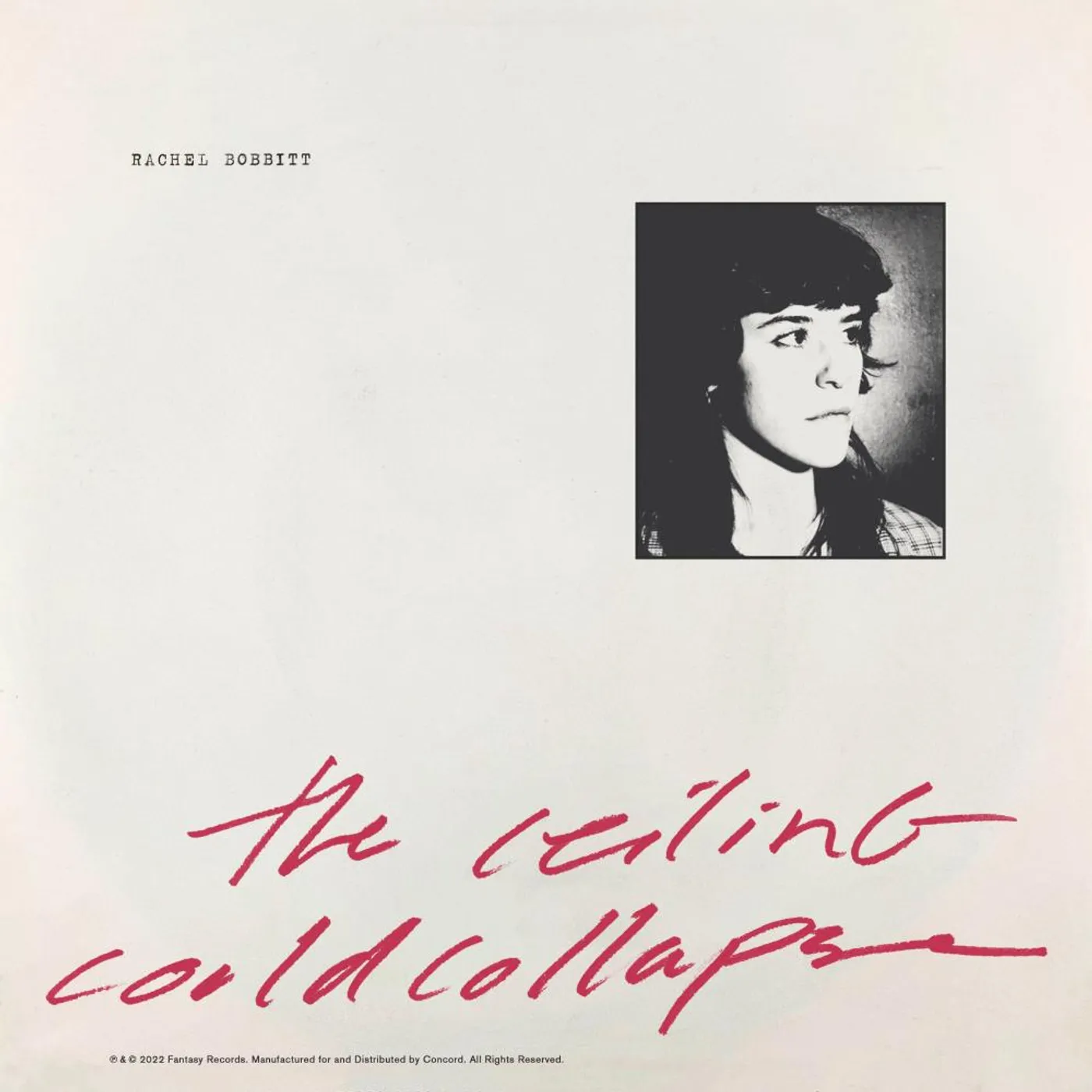 Rachel Bobbitt CEILING COULD COLLAPSE CD