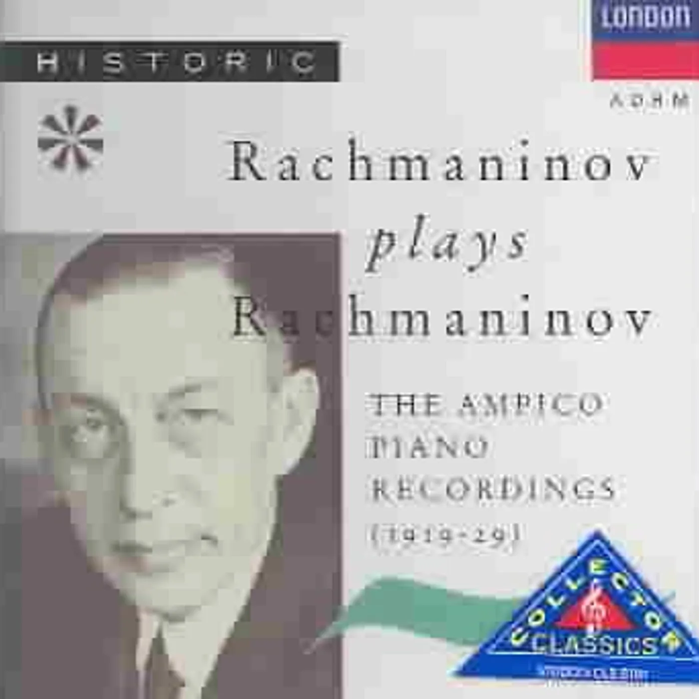 Sergei Rachmaninov Ampico Piano Rolls CD