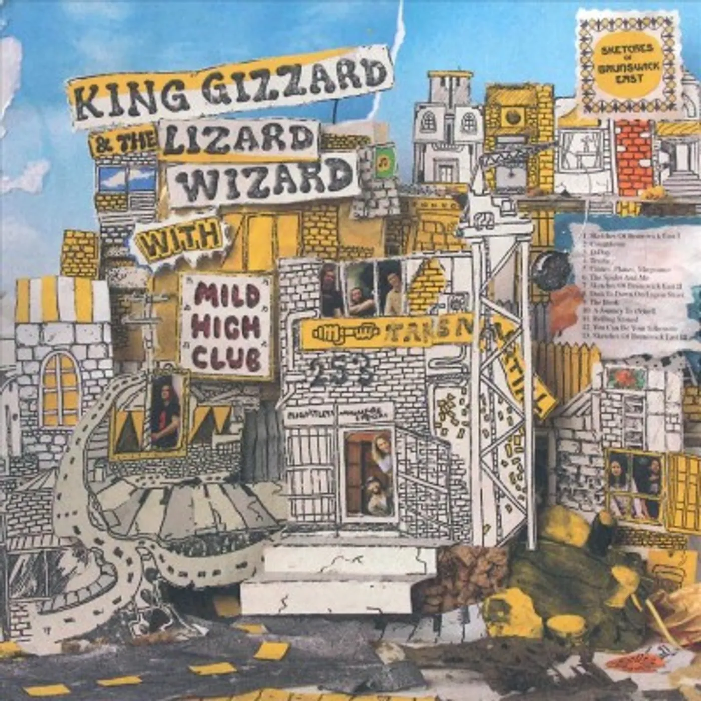 King Gizzard & The Lizard Wizard SKETCHES OF BRUNSWICK EAST (FT MILE HIGH CLUB) CD