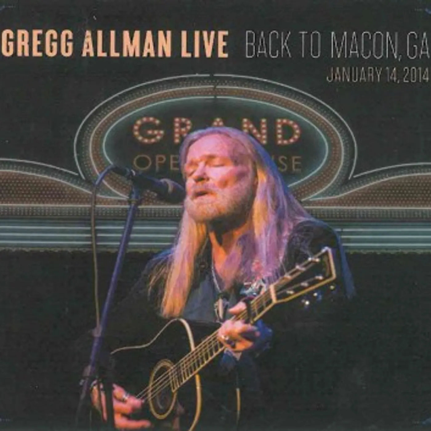 Gregg Allman LIVE: BACK TO MACON GA CD