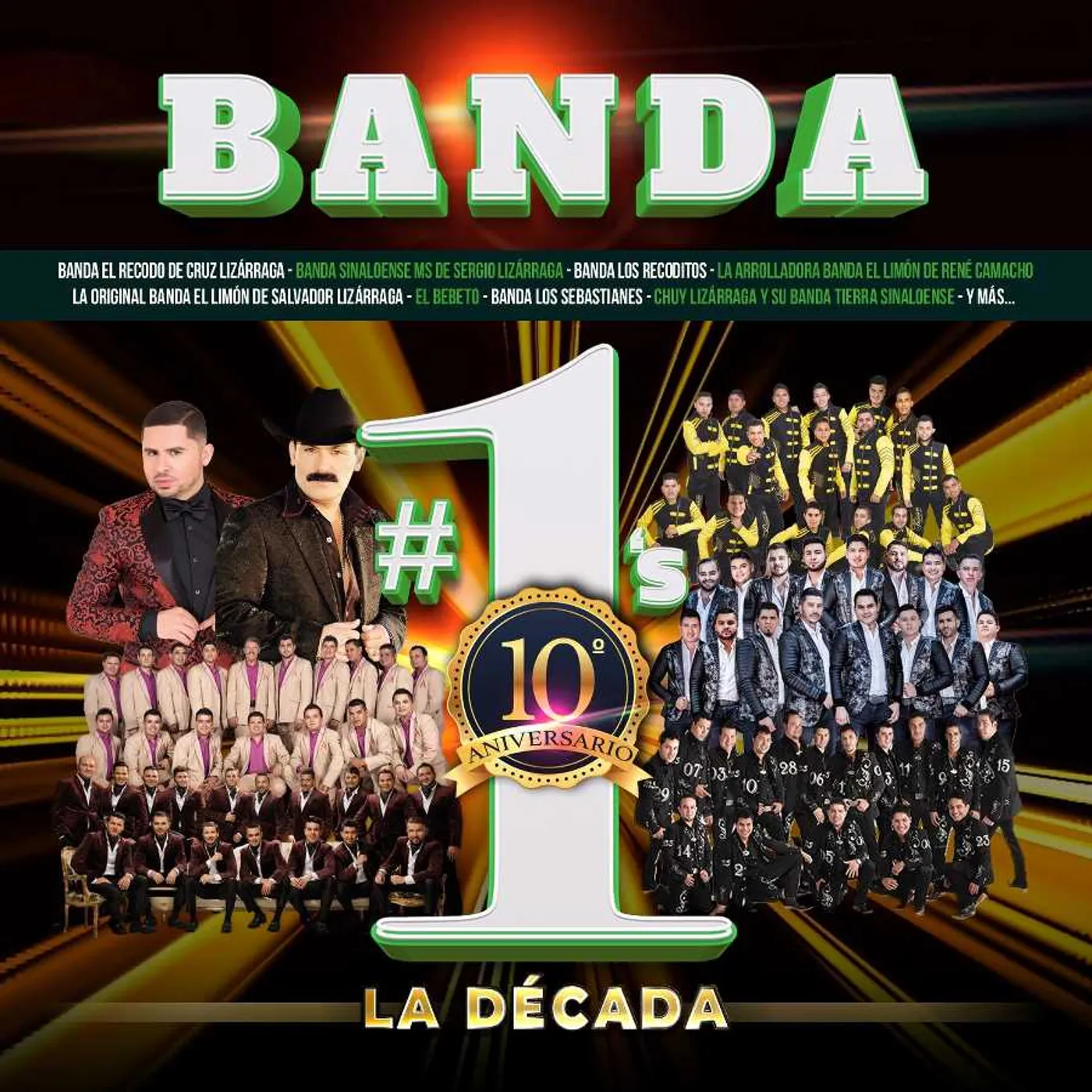 Various Artists  BANDA #1'S LA DECADA CD