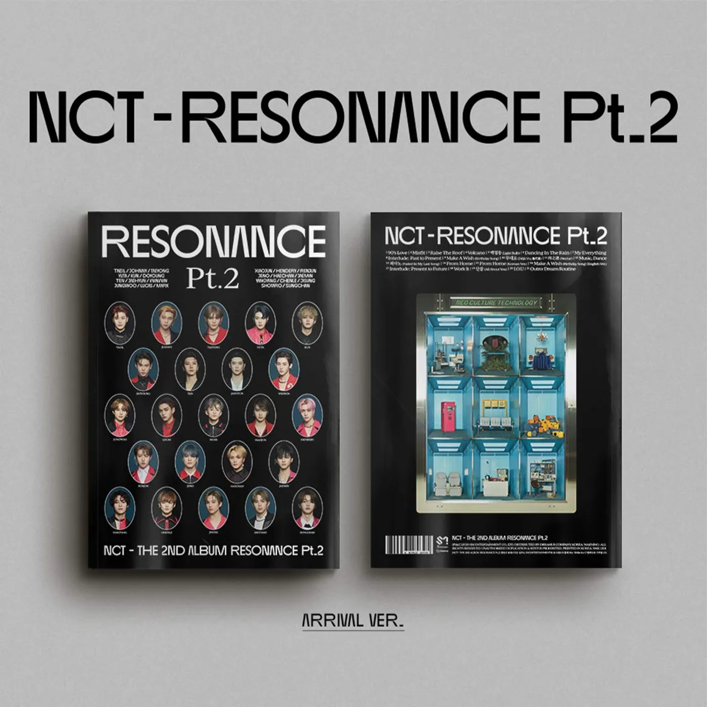 NCT - The 2nd Album RESONANCE Pt. 2 (Arrival Ver.) CD
