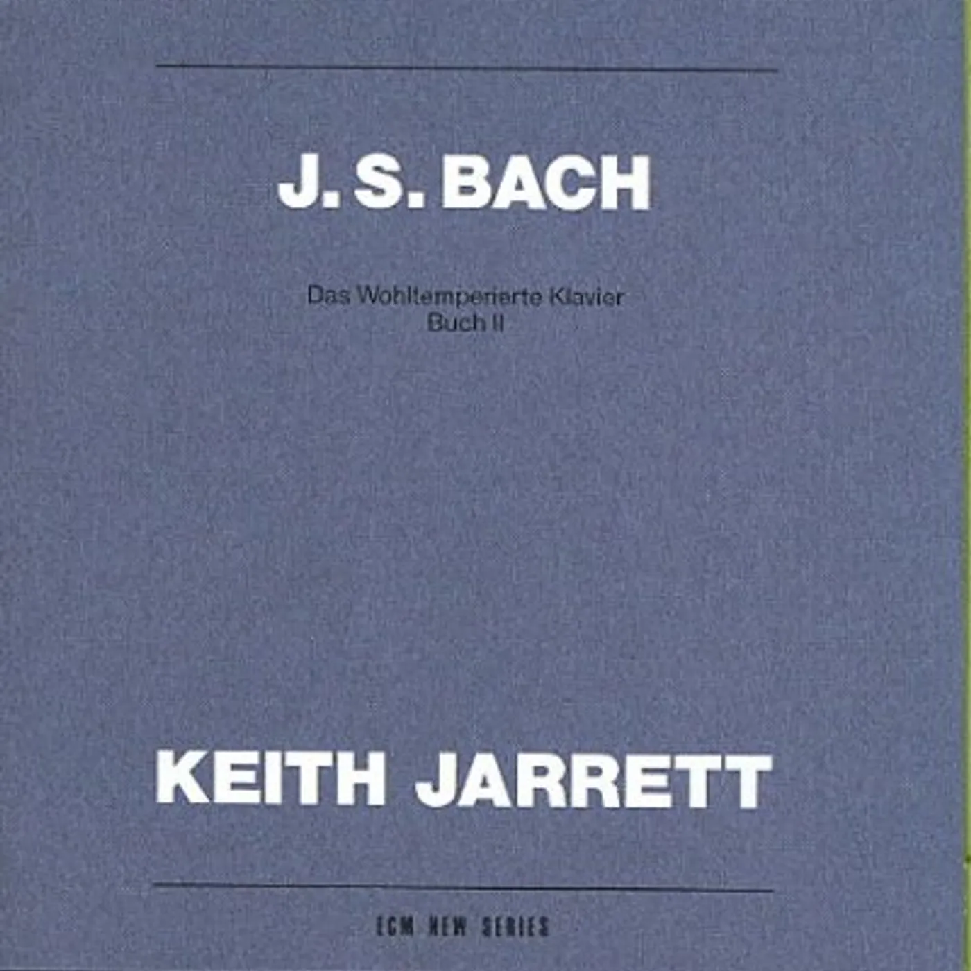 Keith Jarrett The Well-Tempered Clavier, Book 2 (2 CD) CD