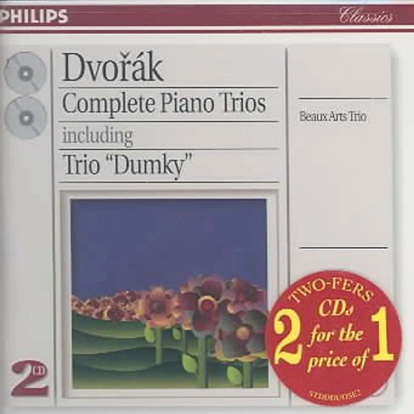 Beaux Arts Trio Complete Piano Trios (incl. 'Dumky') (2 CD) CD