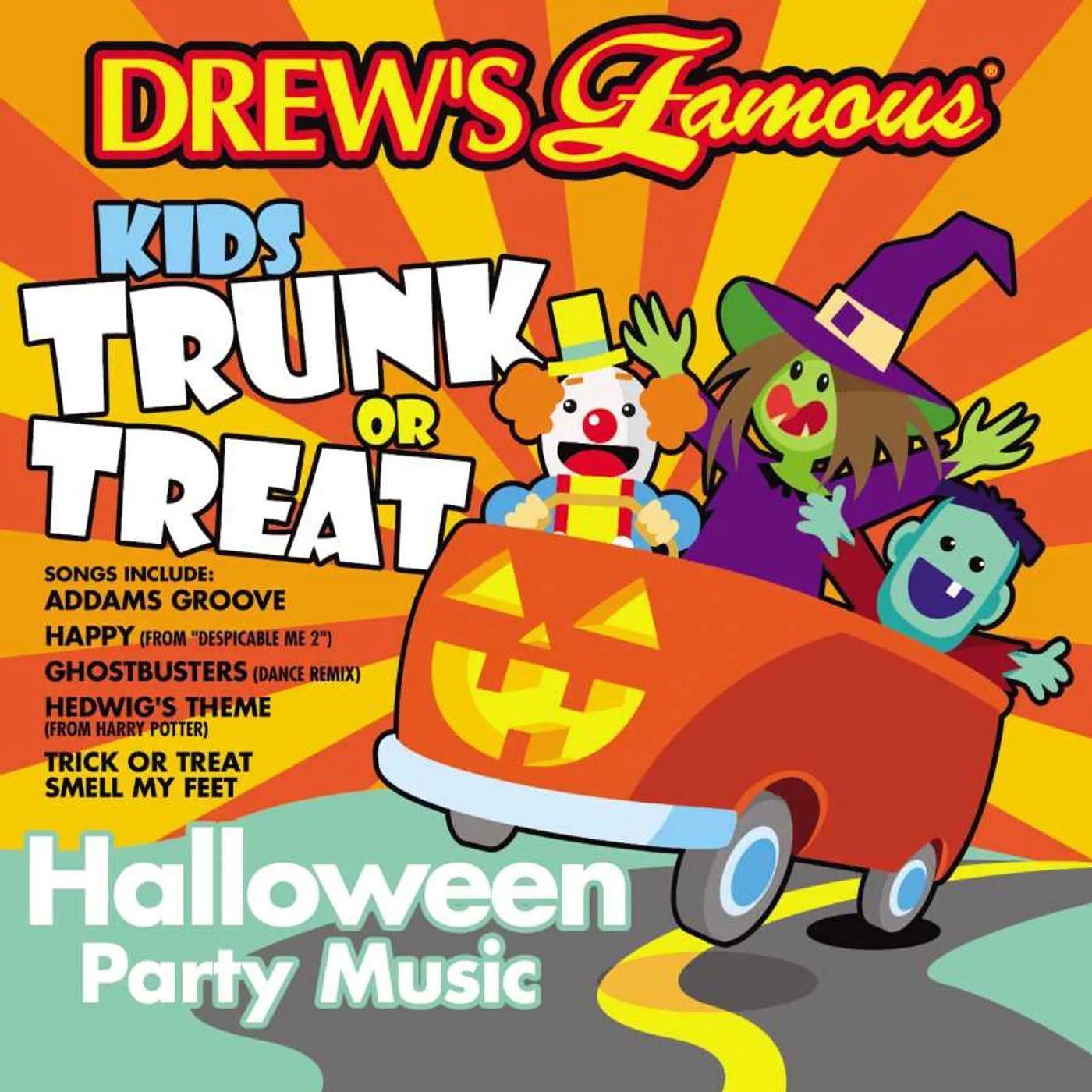 Various Artists Kids Trunk Or Treat Halloween Party Music CD