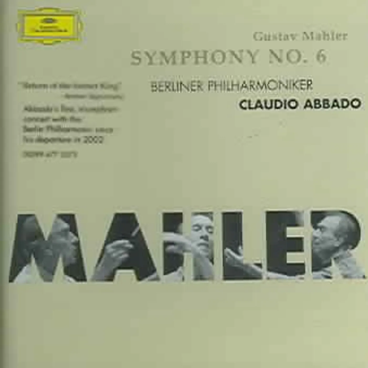 Gustav Mahler Symphony 6 CD
