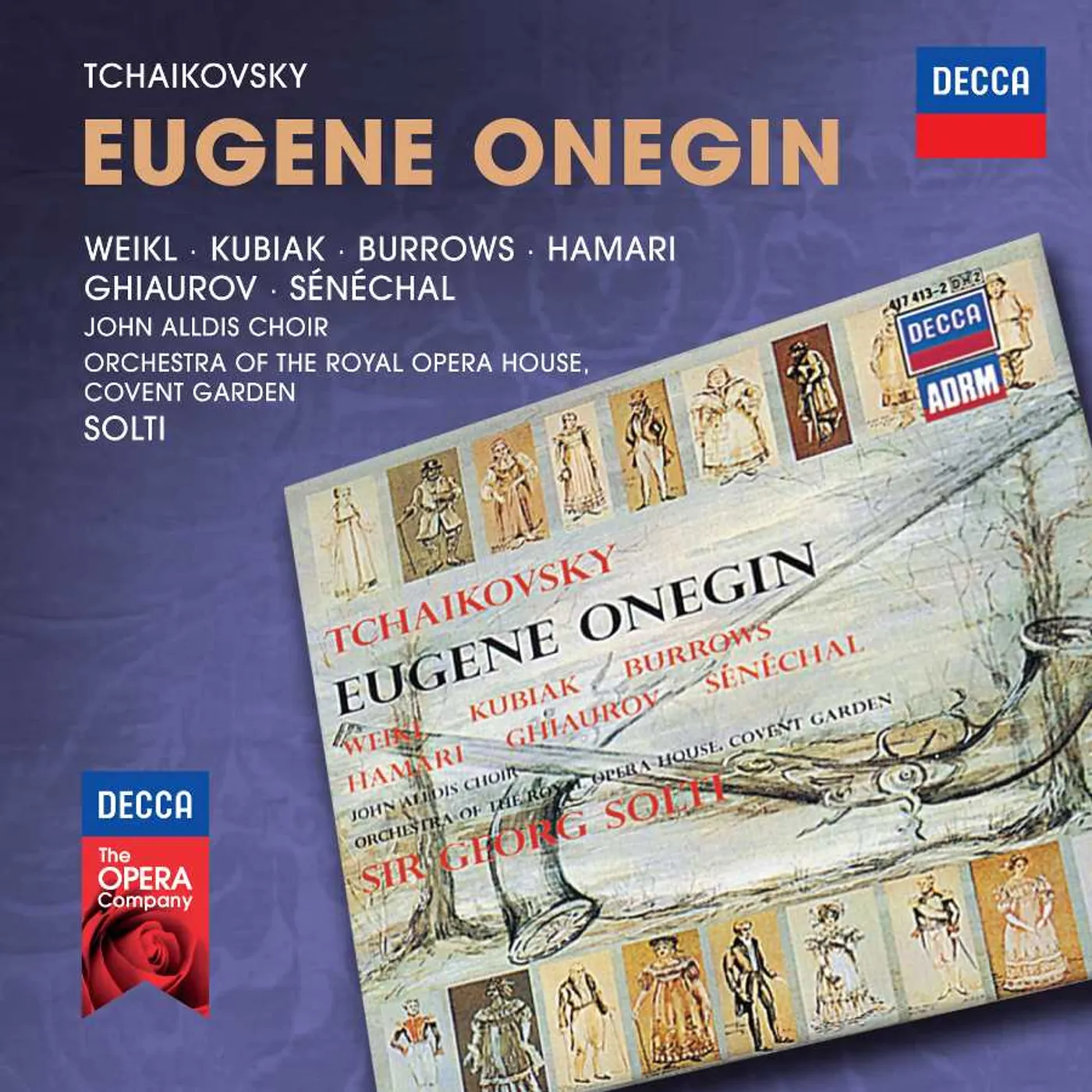Solti/Weikl/Kubiak/Burrows/Ha Decca Opera: Tchaikovsky: Eugene Onegin (2 CD) CD