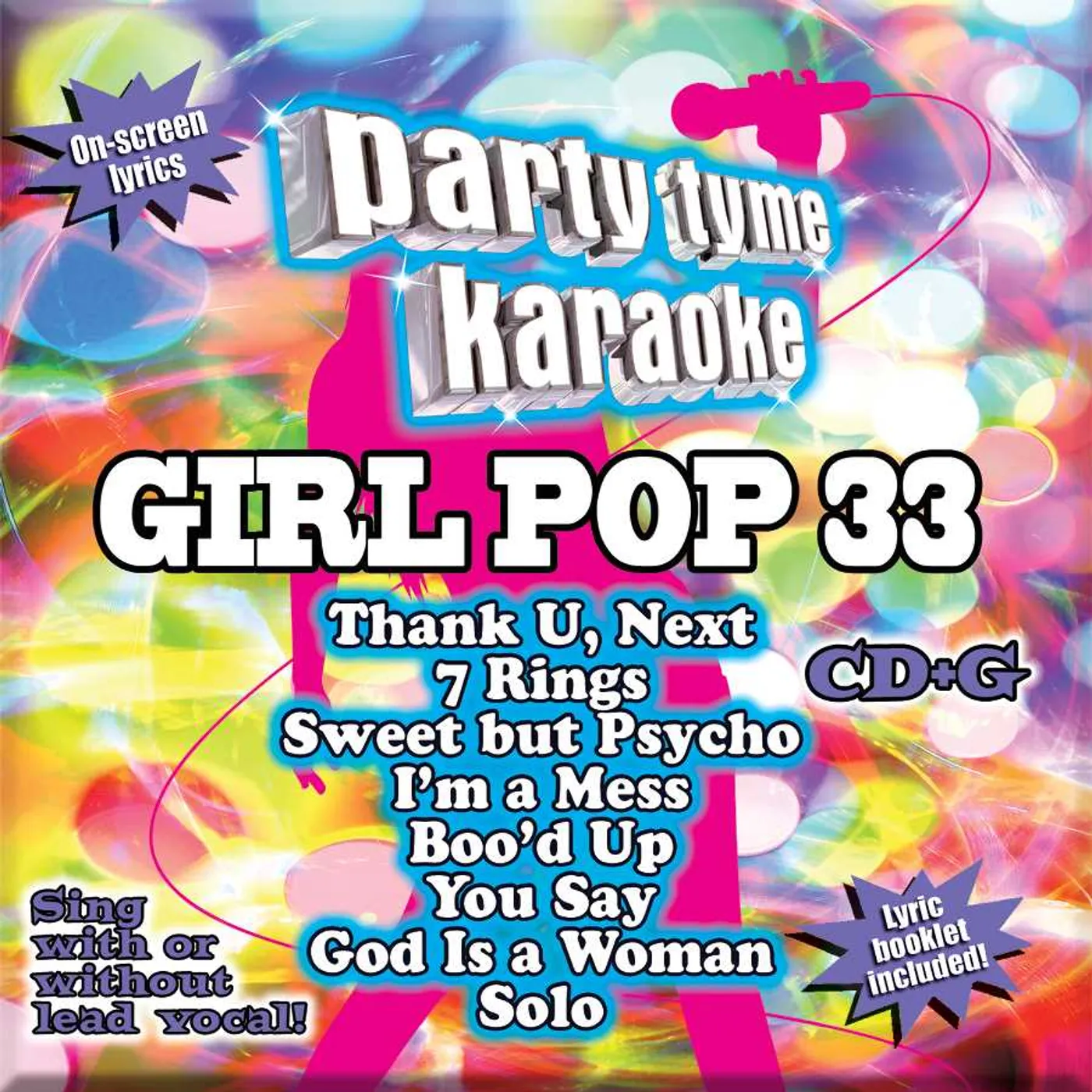 Party Tyme Karaoke GIRL POP 33 CD