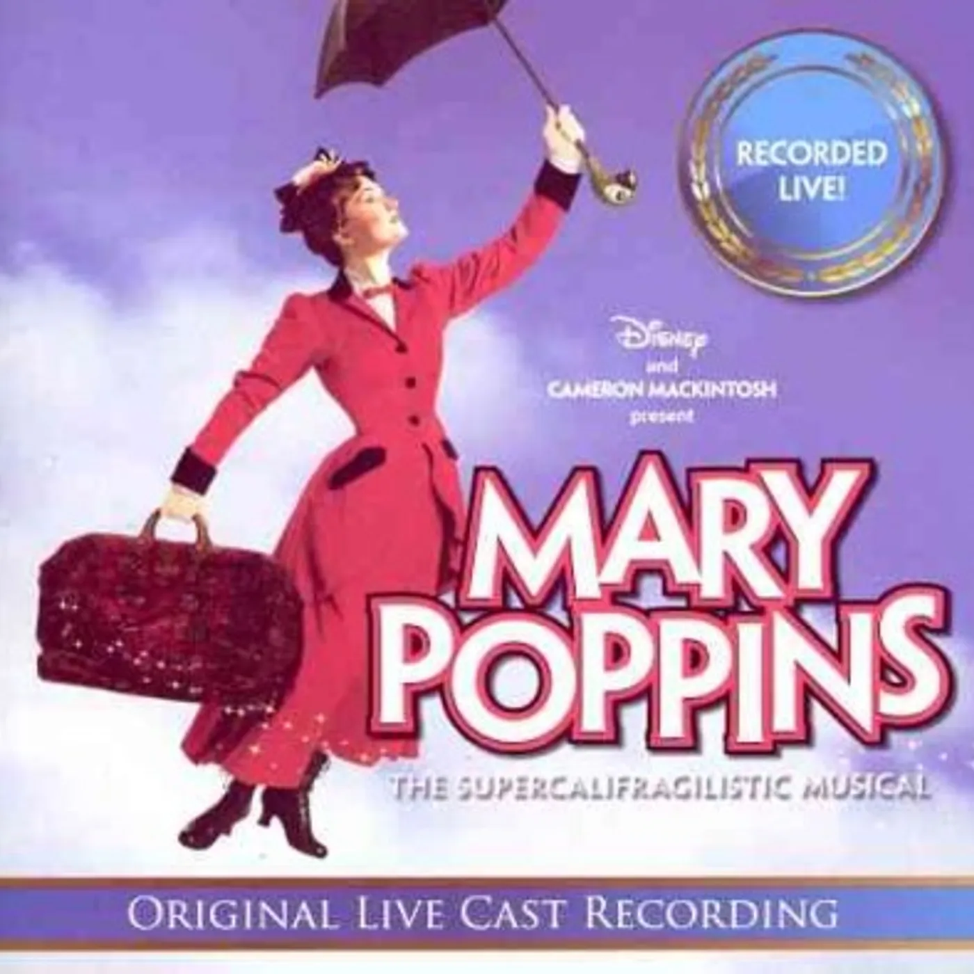 Soundtrack Mary Poppins: The Live Cast Recording CD