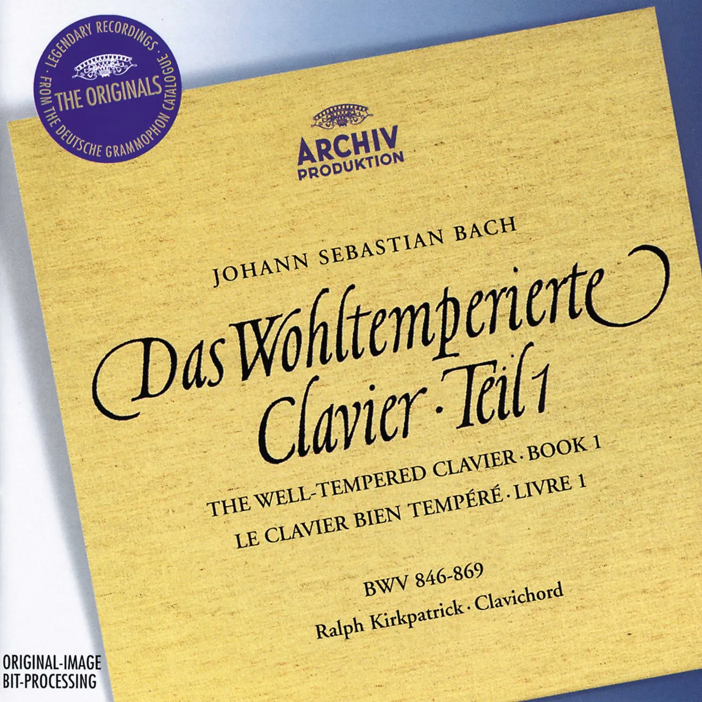 Keith Jarrett J.S. Bach: The Well-Tempered Clavier, Book I (2 CD) CD