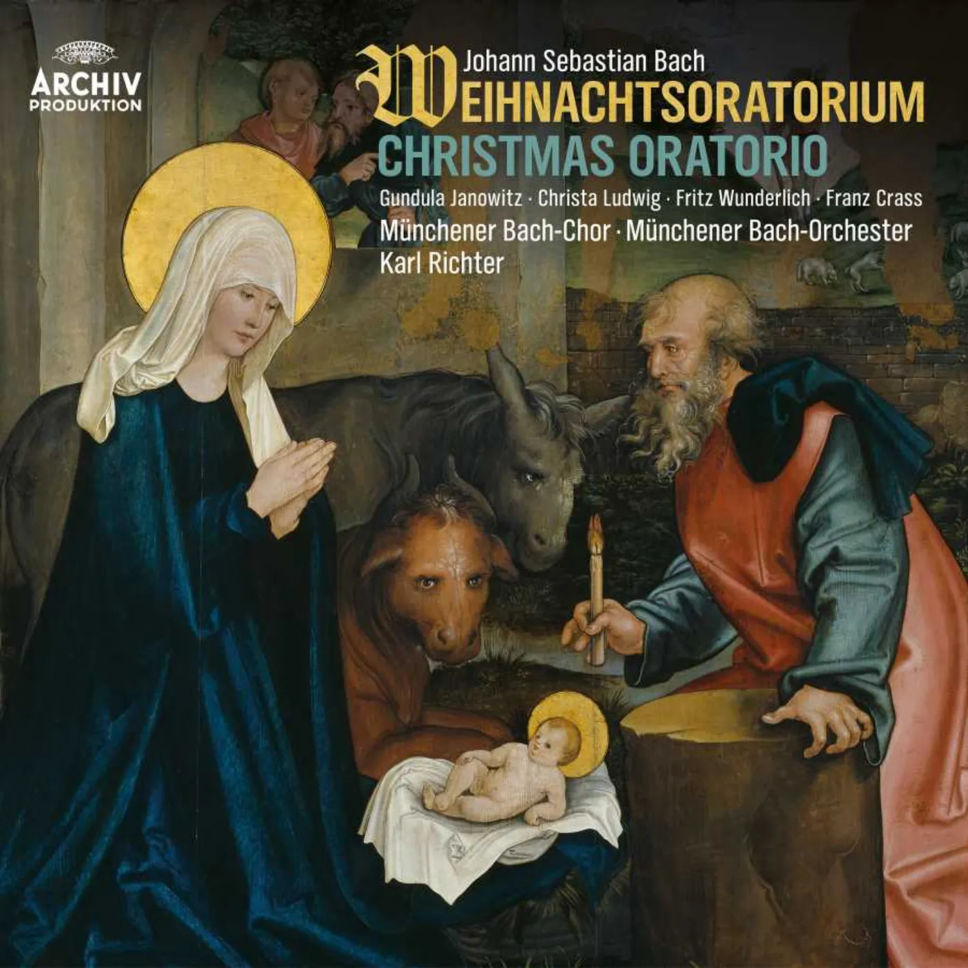 Back / Karl Richter / Munchener Bach-Orchester WEIHNACHTSORATORIUM Vinyl Record