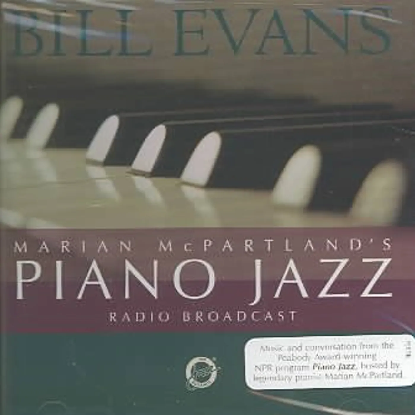 Marian McPartland's Piano Jazz With Bill Evans CD