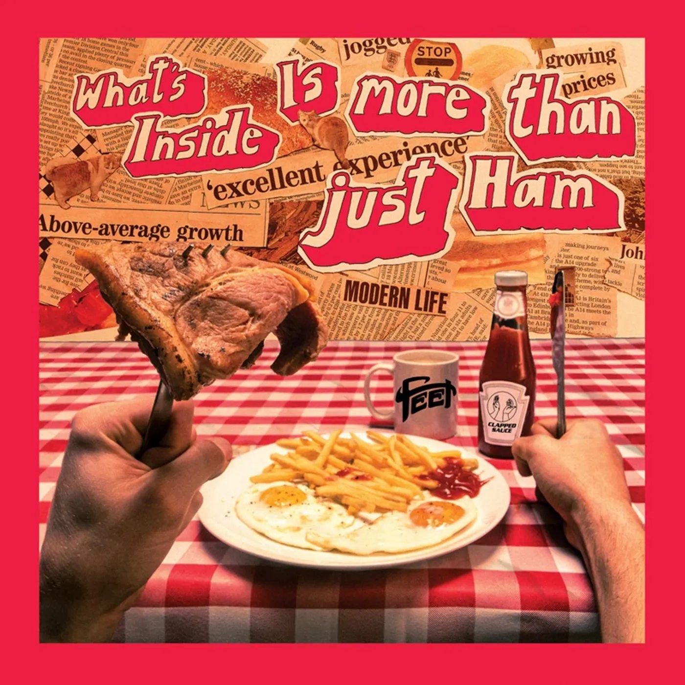 FEET What's Inside is More Than Just Ham Vinyl Record